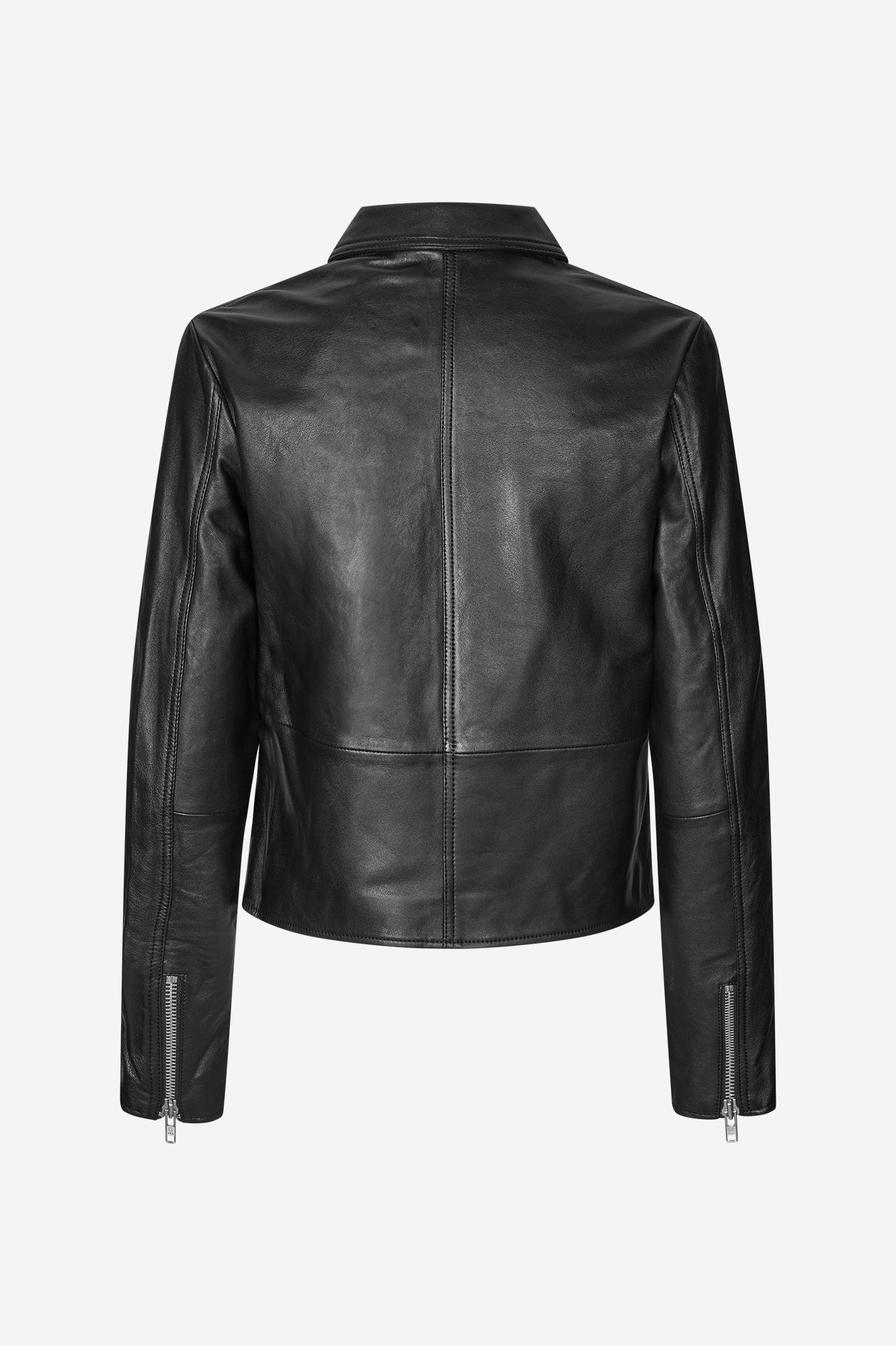 Sashiloh leather jacket in black