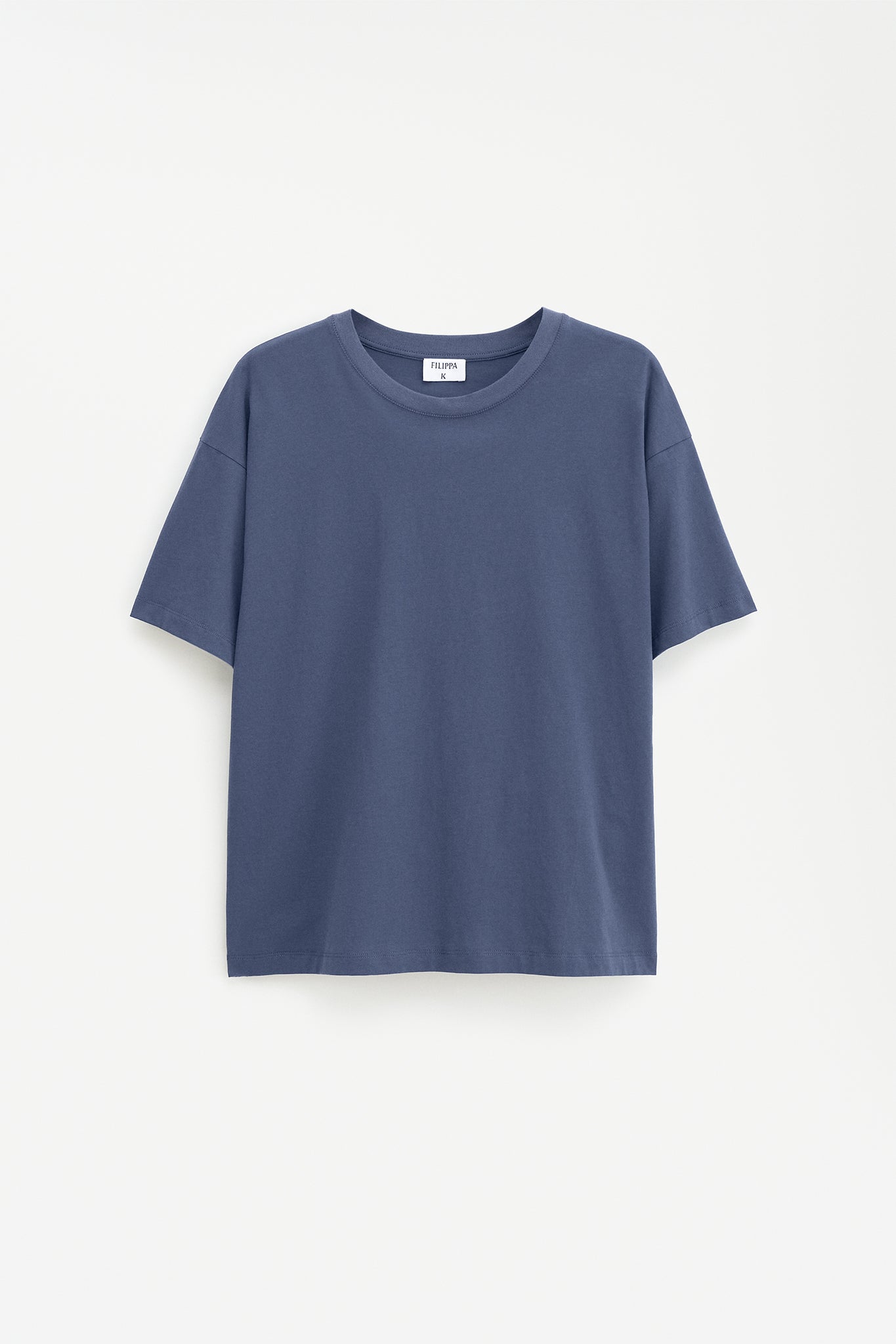 Loose fit tee in dawn blue