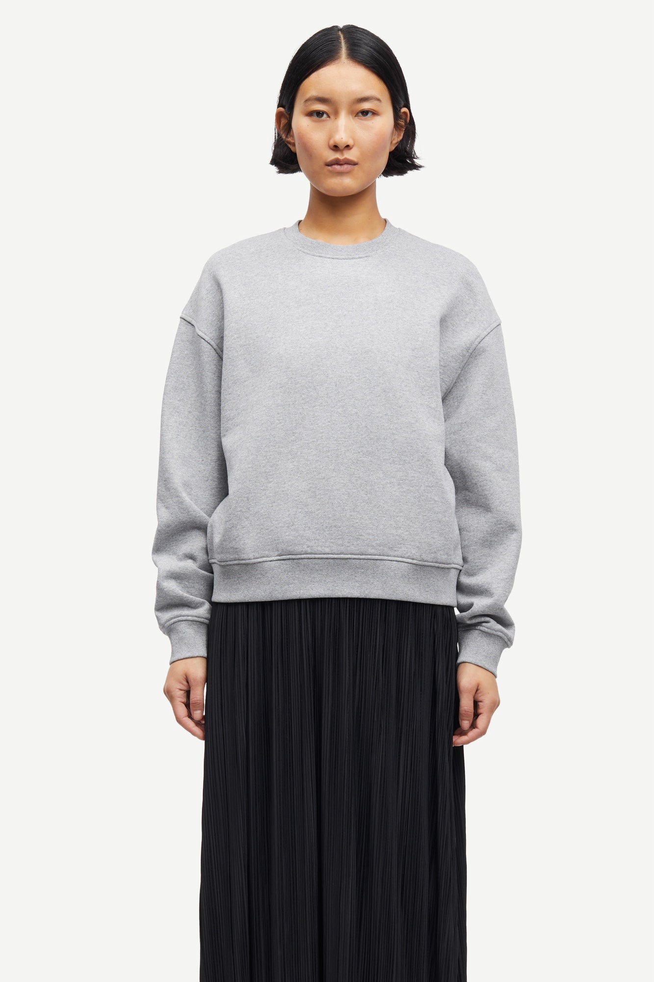 Savan sweat in grey melange