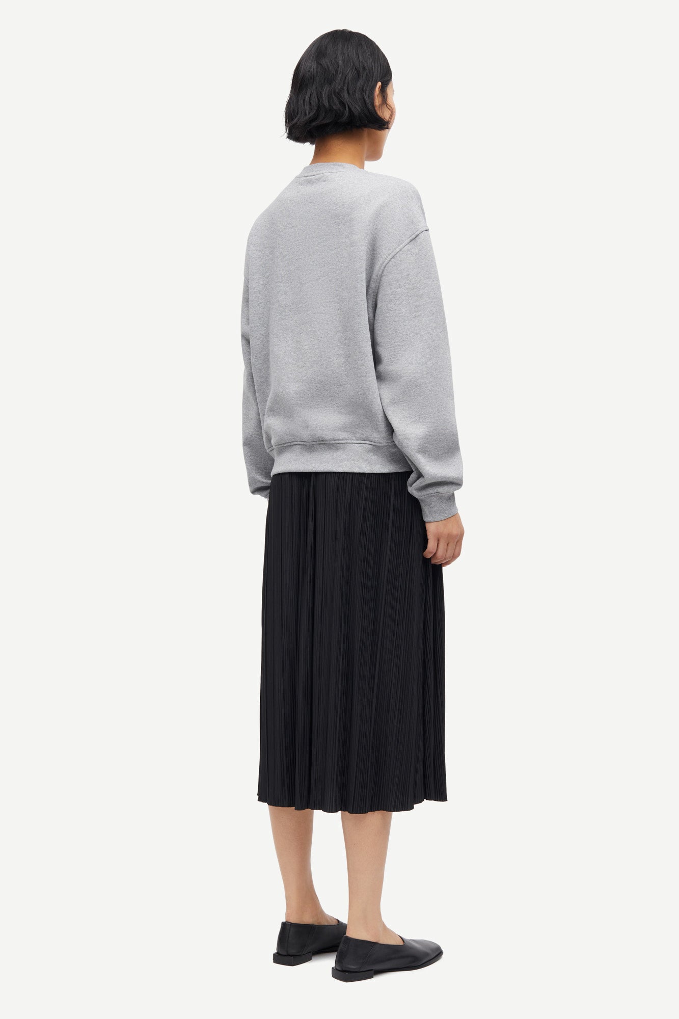 Savan sweat in grey melange