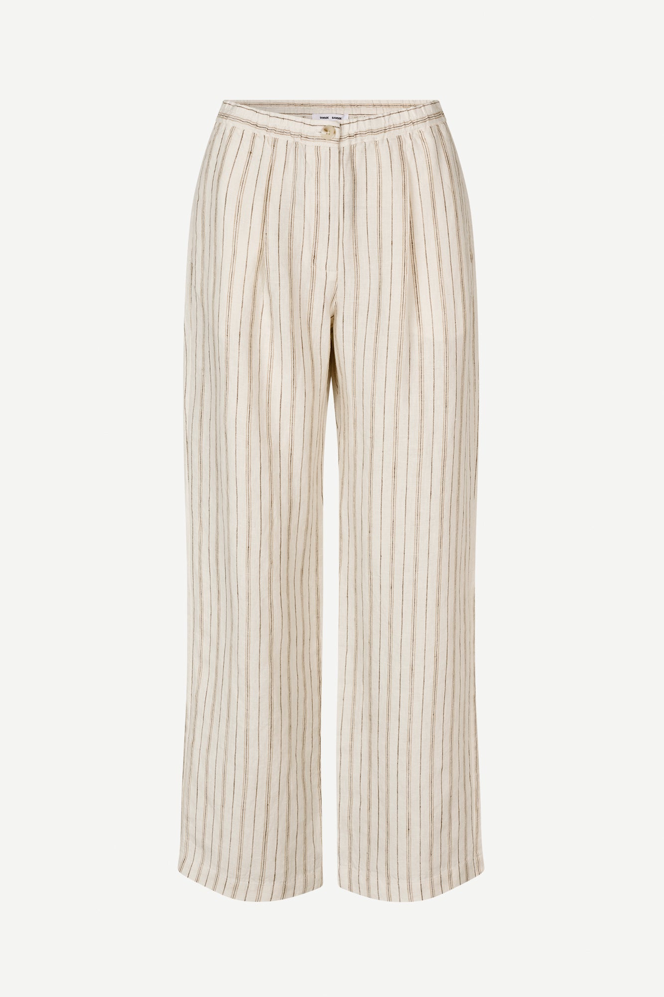 Satove trousers in egret saint