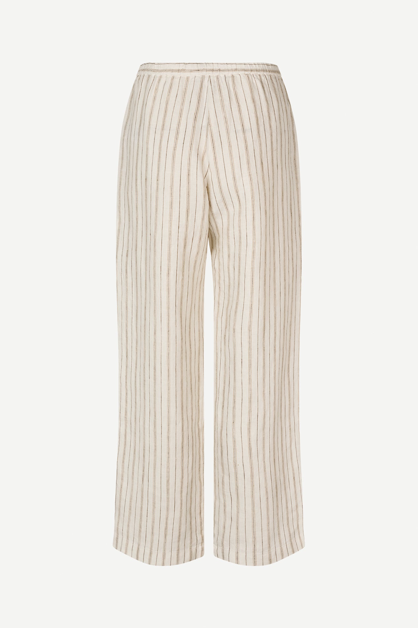 Satove trousers in egret saint