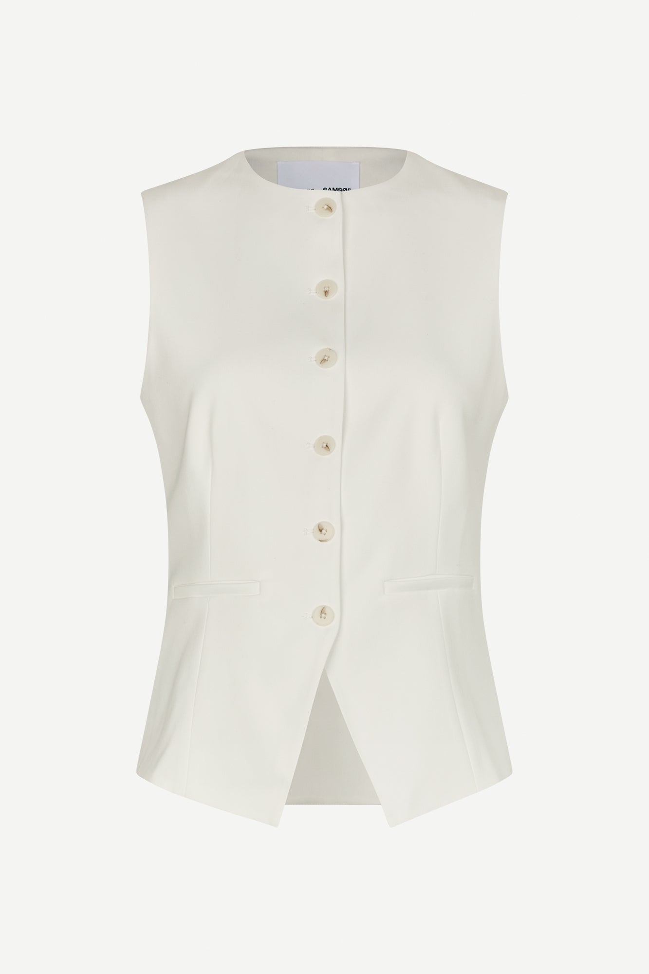 Saruma vest in egret