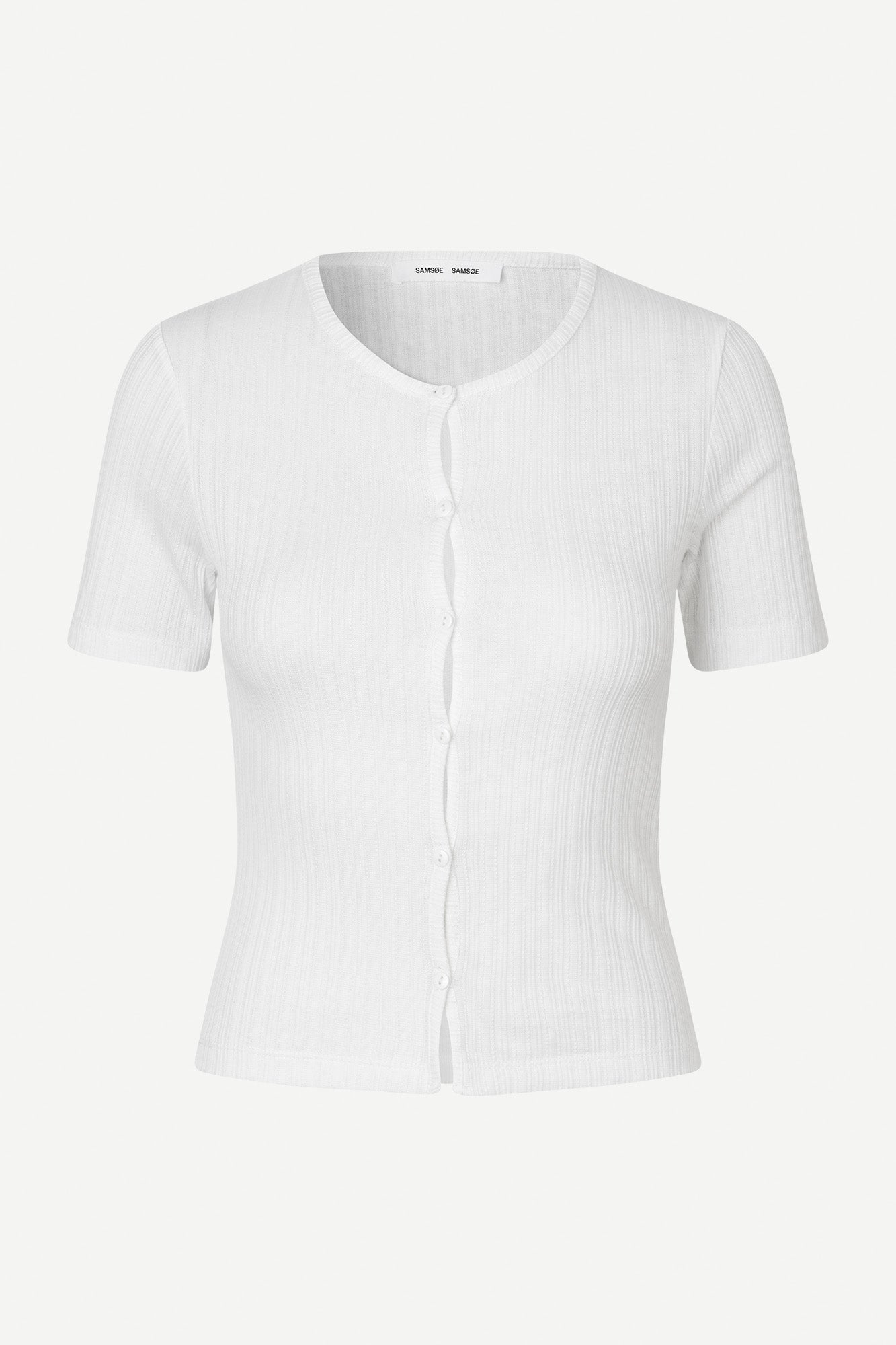 Sajuni short sleeved cardi in white