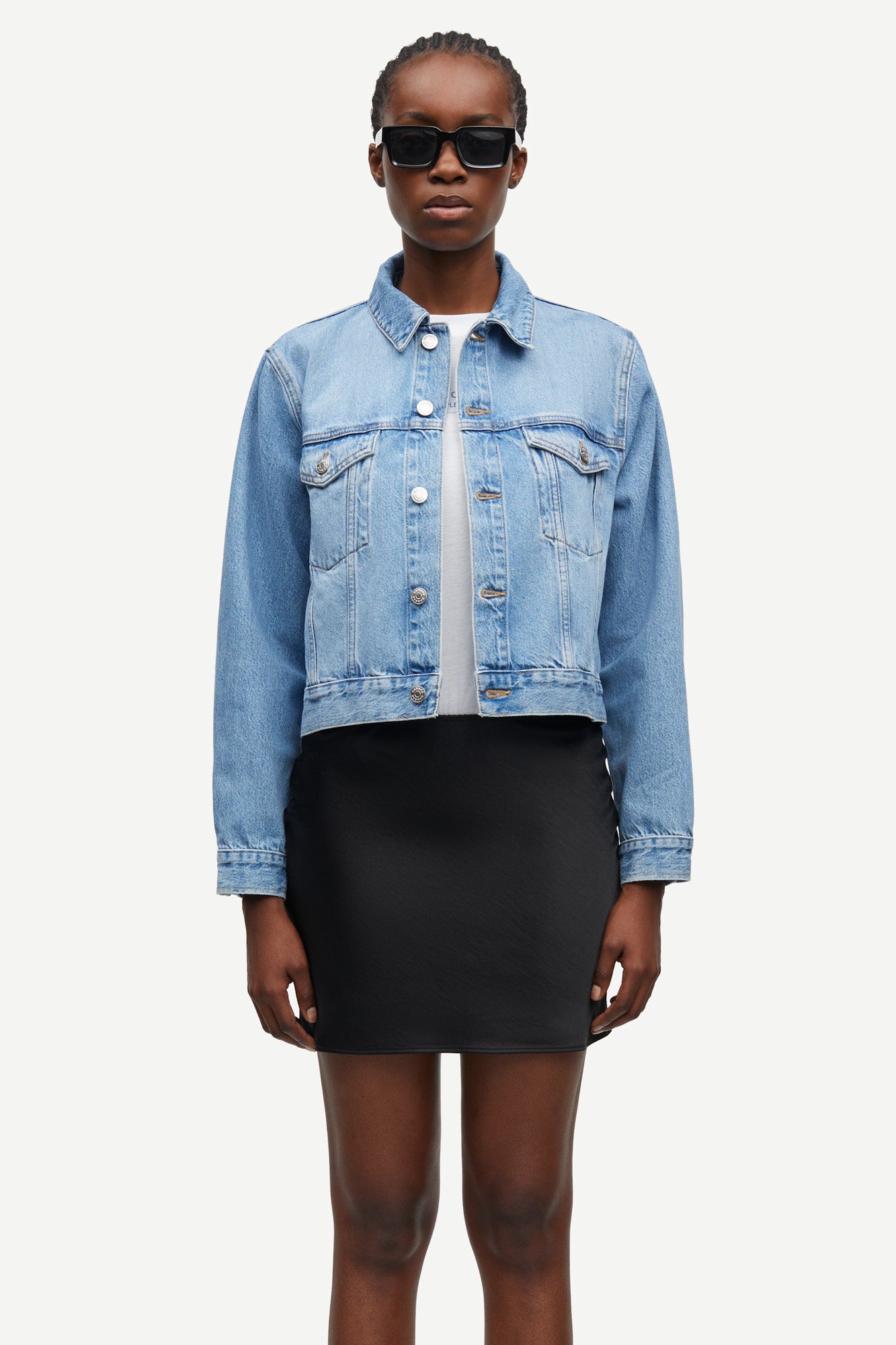 Denim jacket in ocean surf