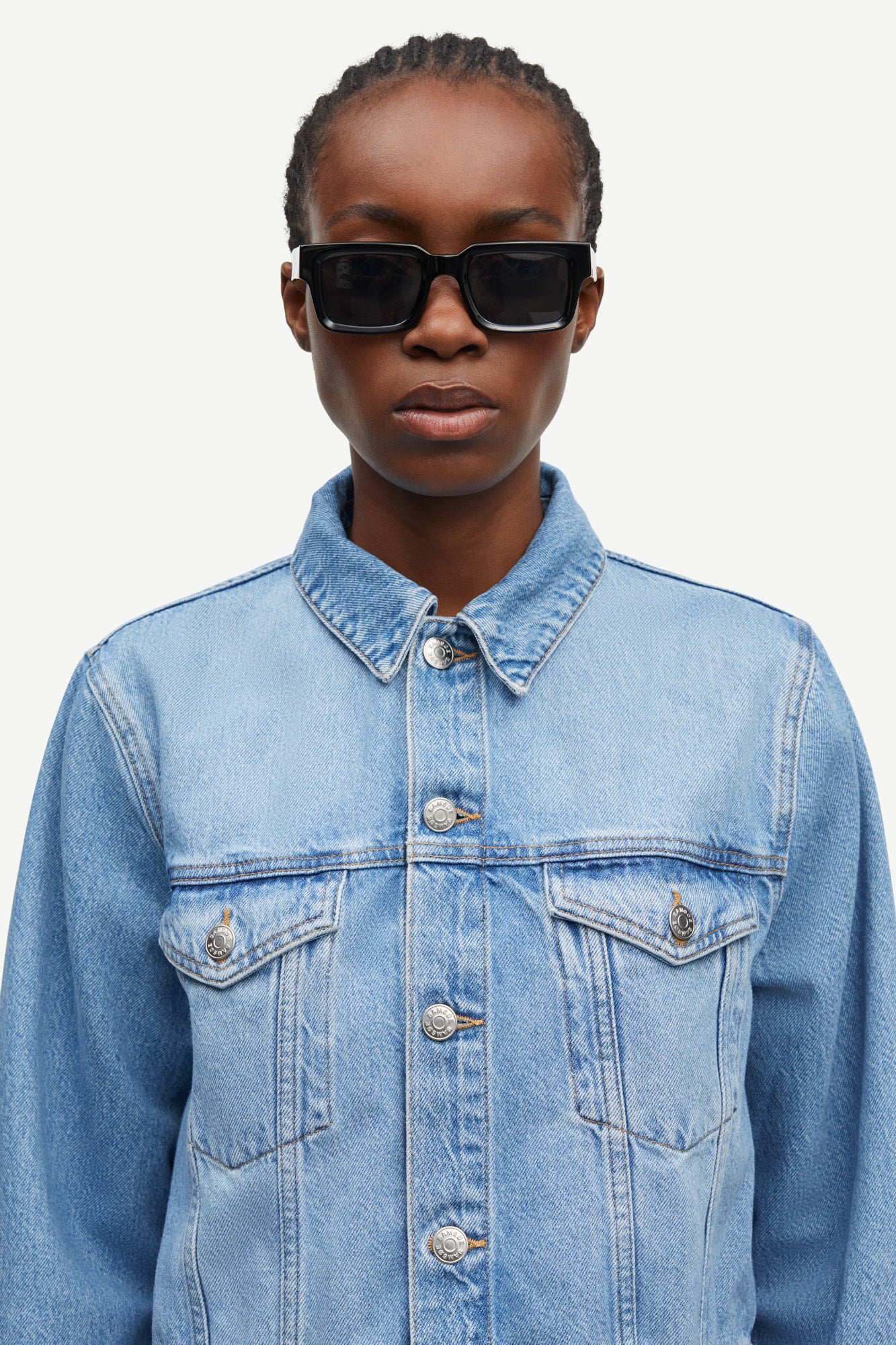 Denim jacket in ocean surf