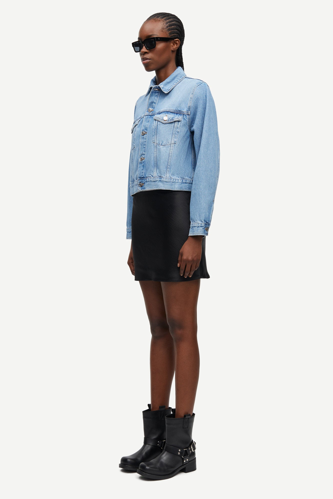 Denim jacket in ocean surf