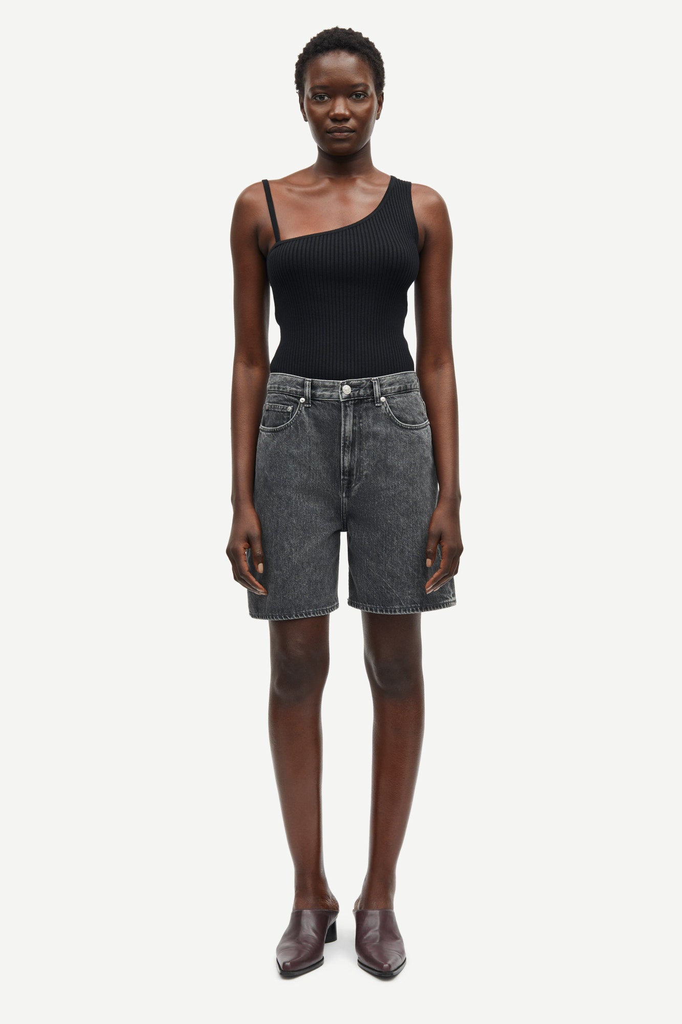 Sashelly shorts in grey cloud