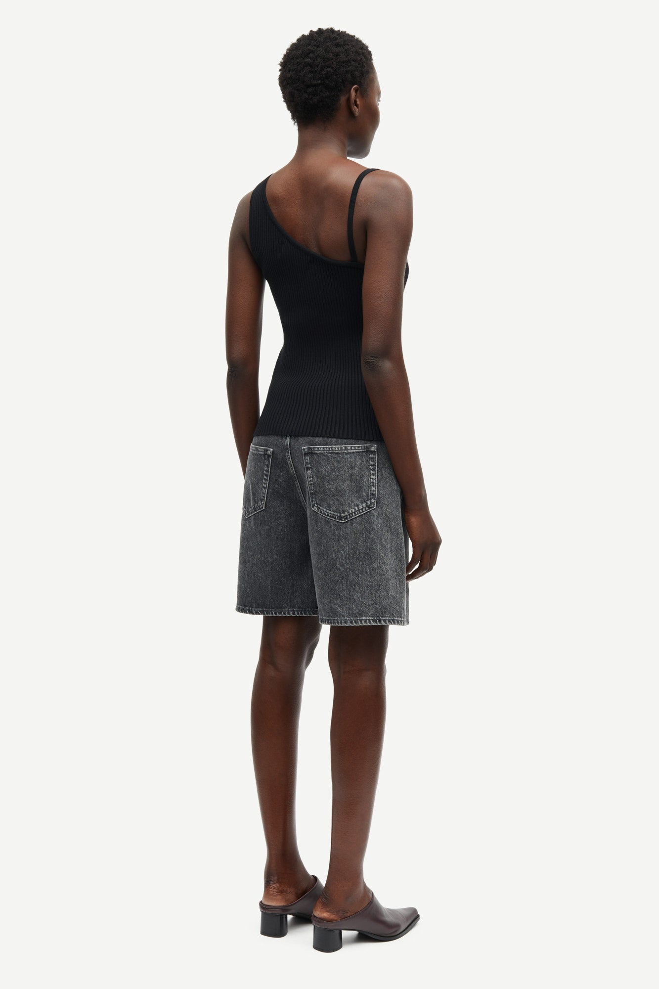 Sashelly shorts in grey cloud