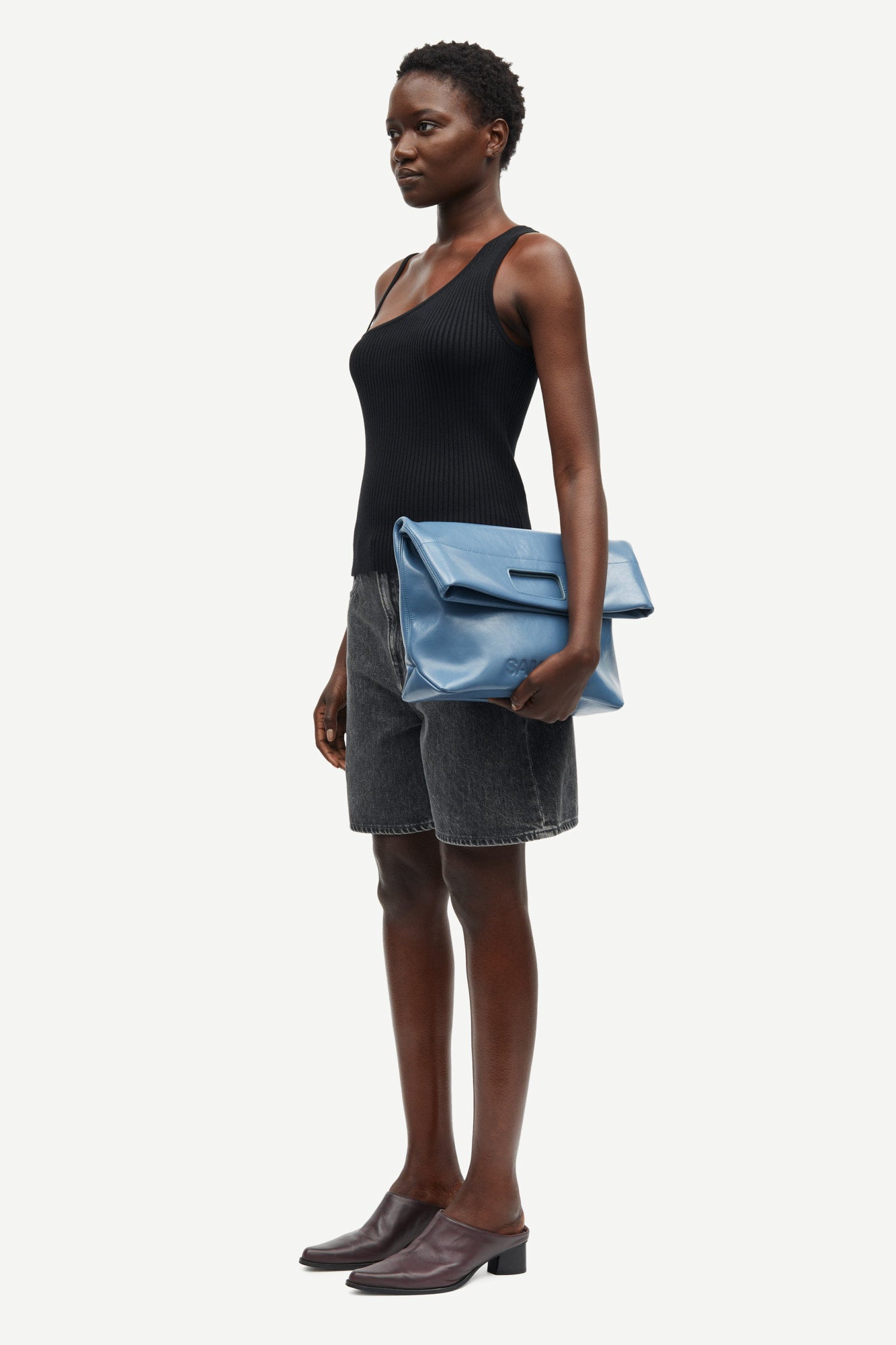 Sashelly shorts in grey cloud