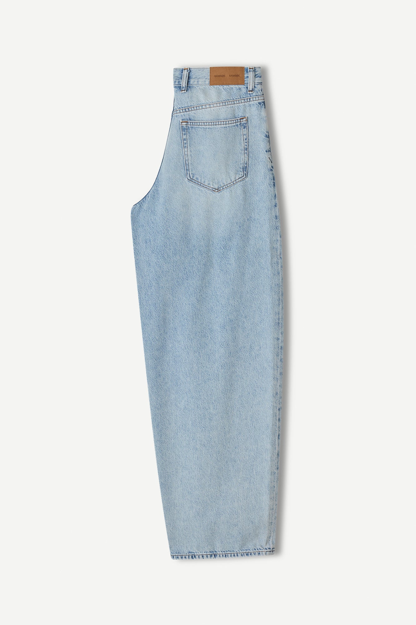High waisted wide leg jeans in frozen jeans