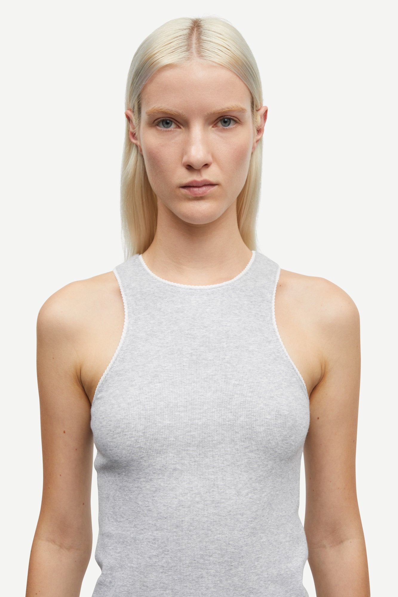 Sajune tank top in light grey