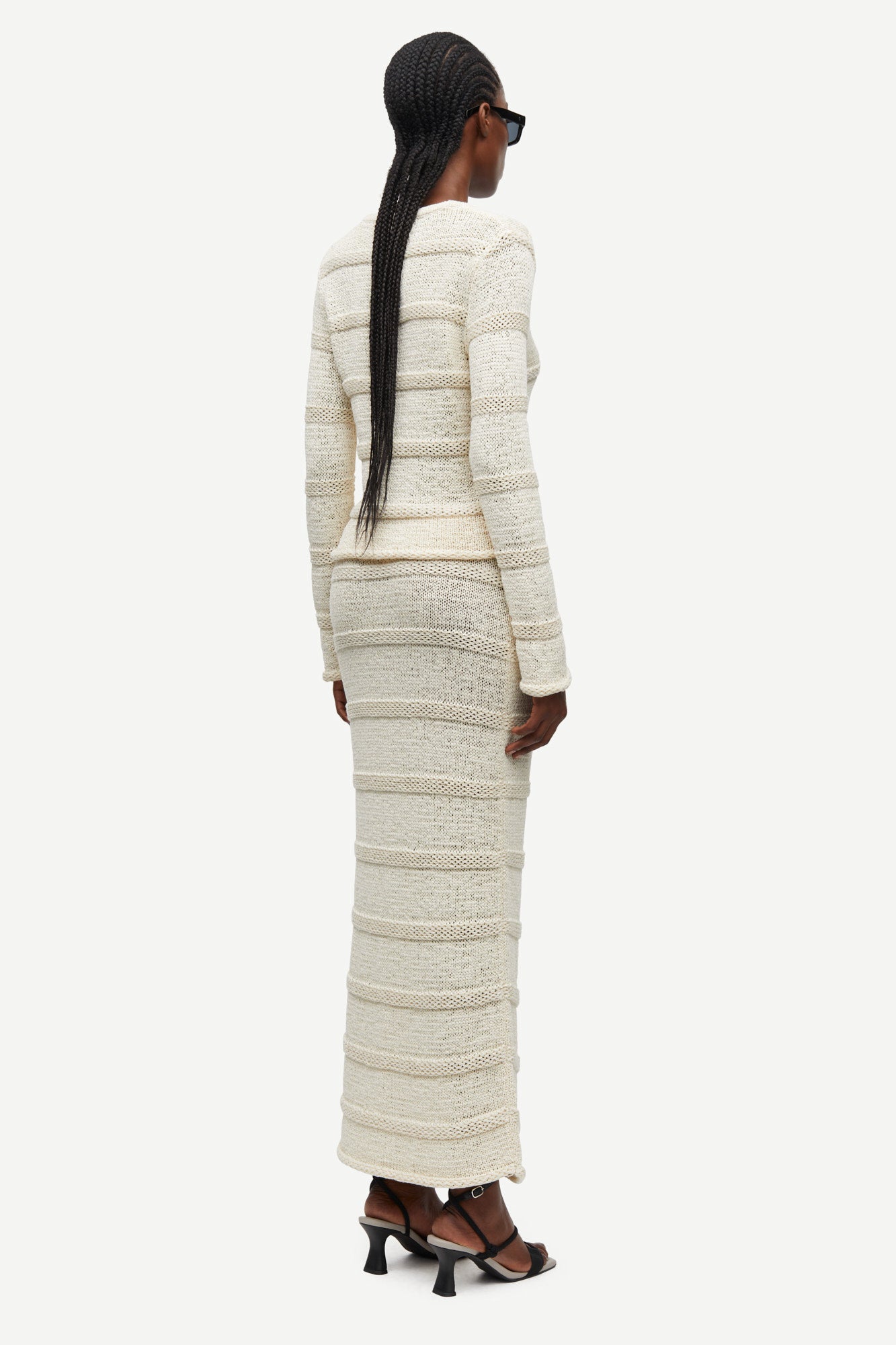 Sanettie skirt in egret