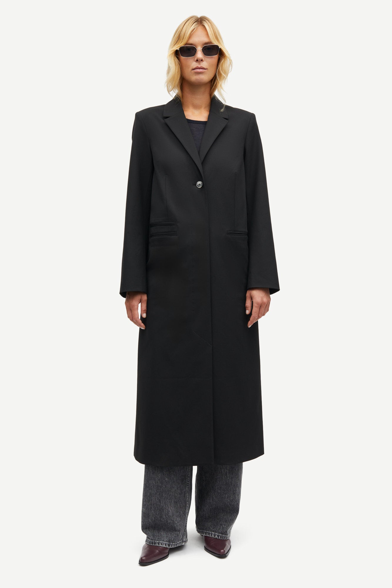 Safallon coat in black