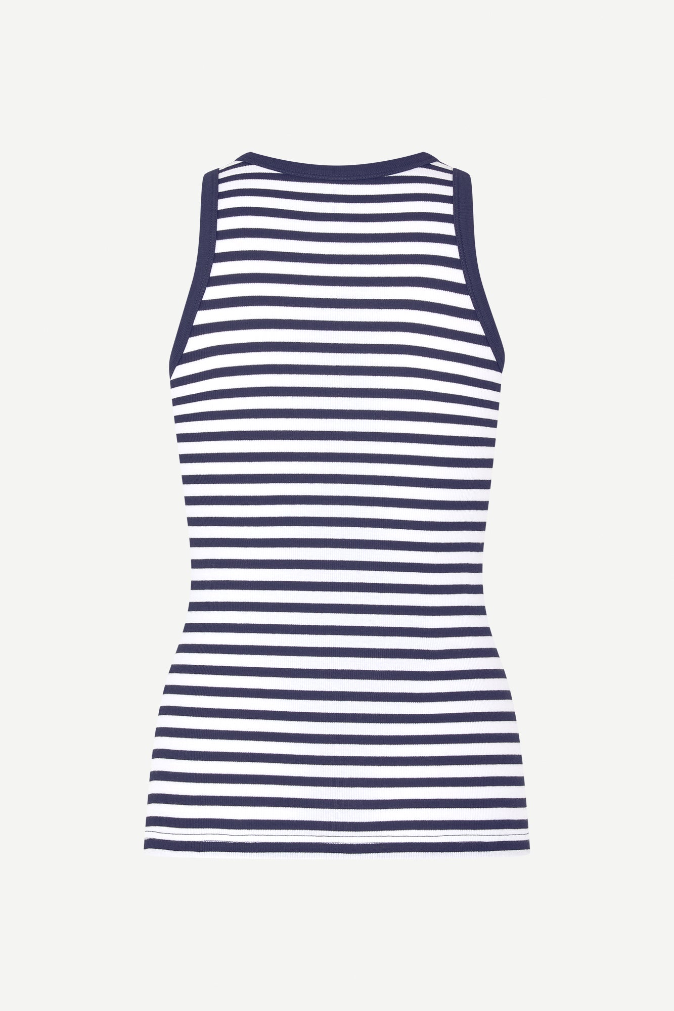 Alexo ribbed tank top in night sky striped
