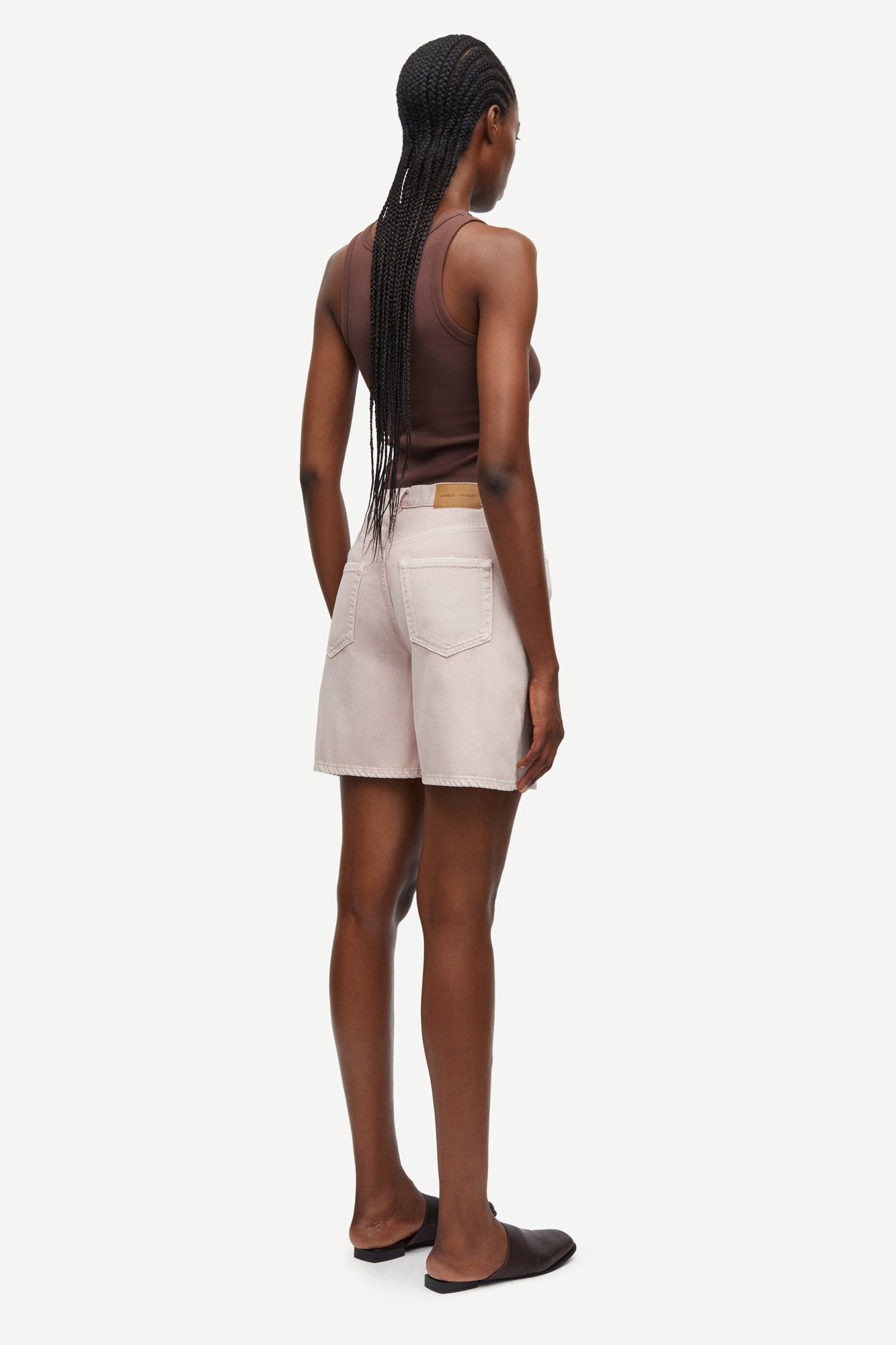 Alexo ribbed tank top in french roast