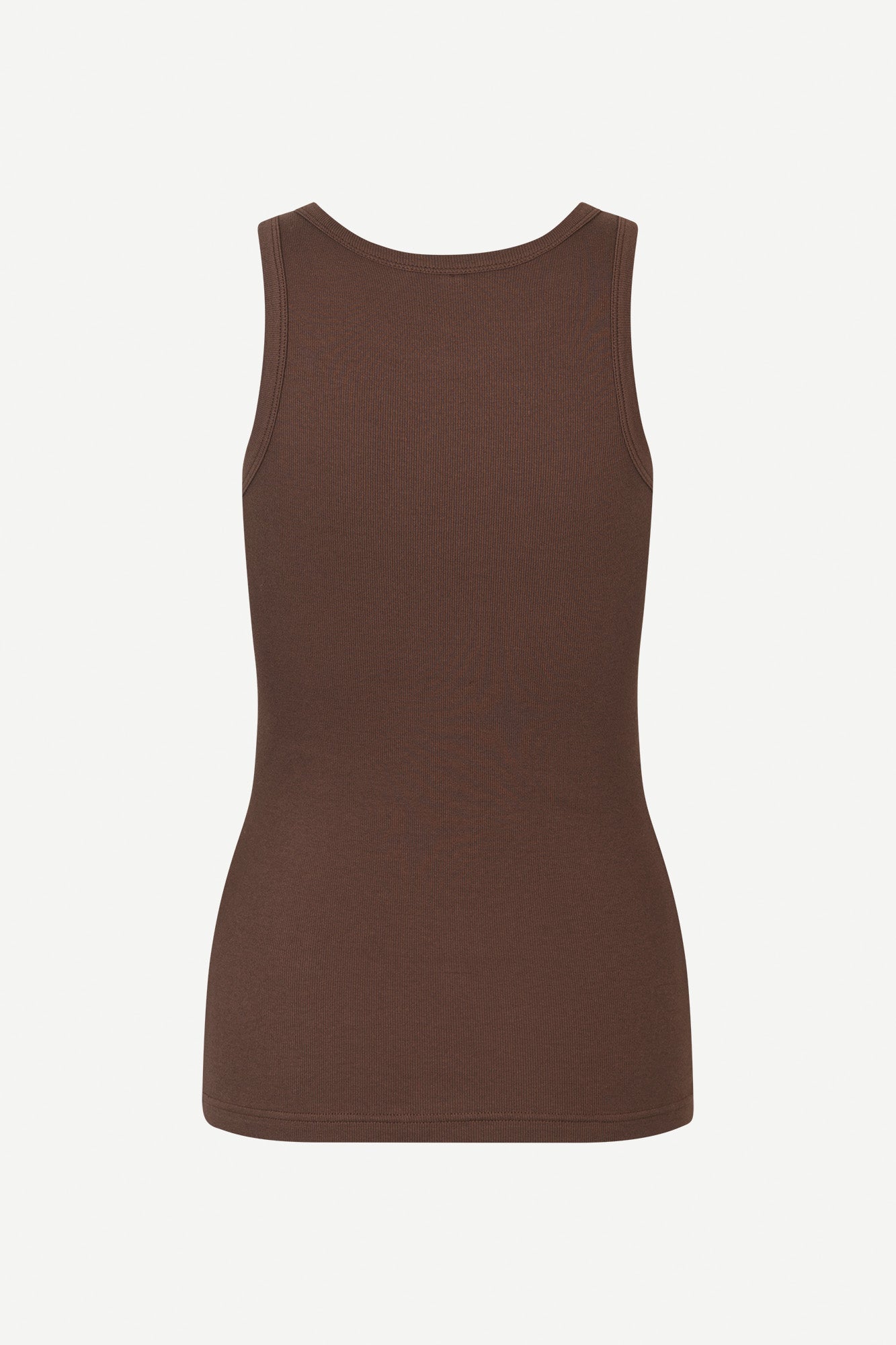 Alexo ribbed tank top in french roast