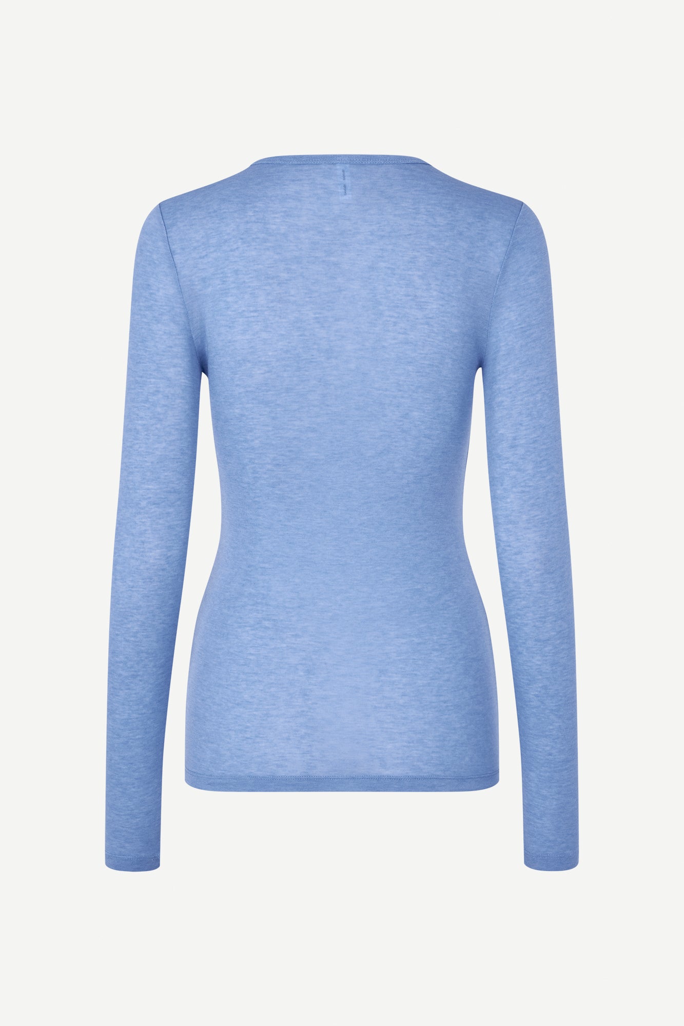 light wool longsleeve in della robbia blue