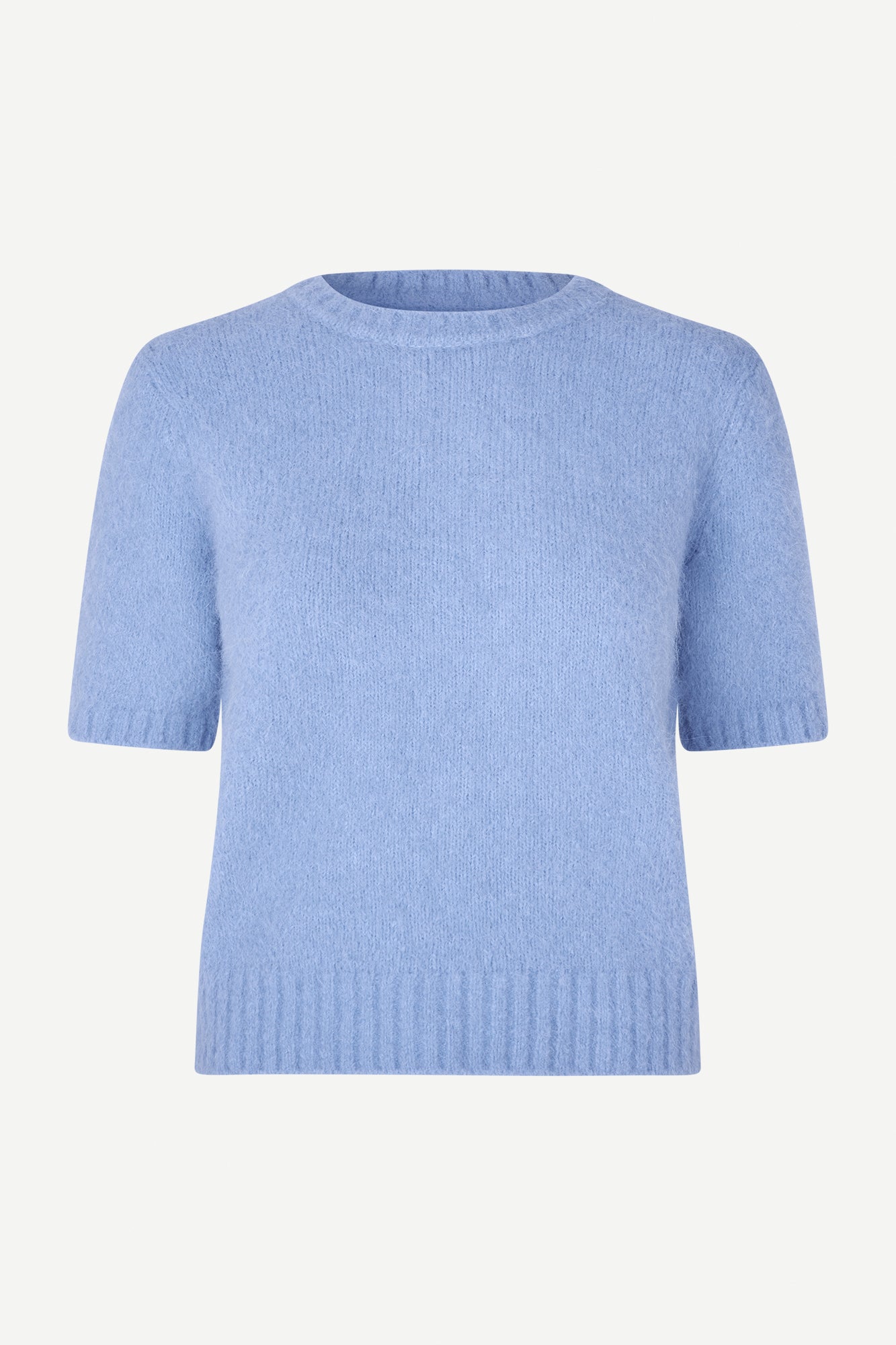 Sajeanne alpaca top in sky blue