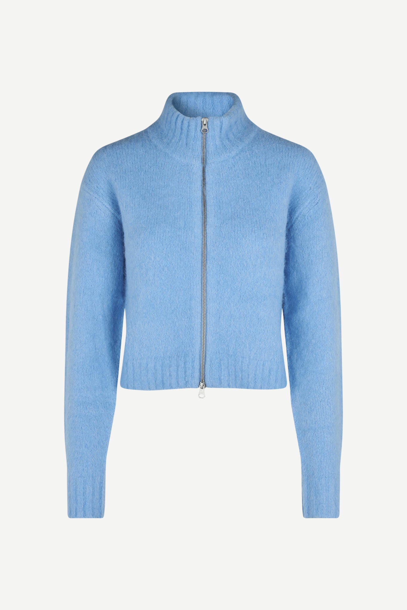 Sajeanne alpaca cardigan in sky blue