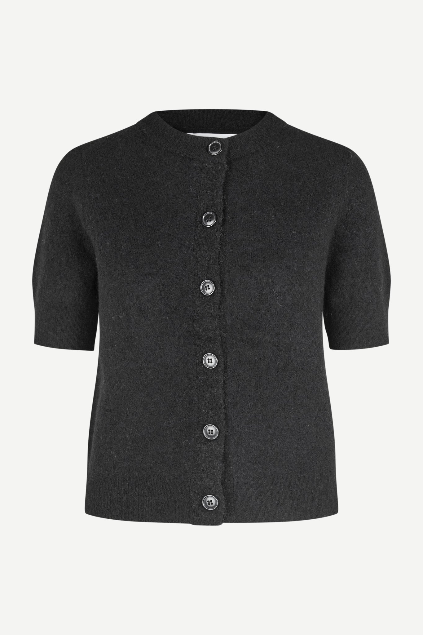 Sanoura alpaca cardigan in black