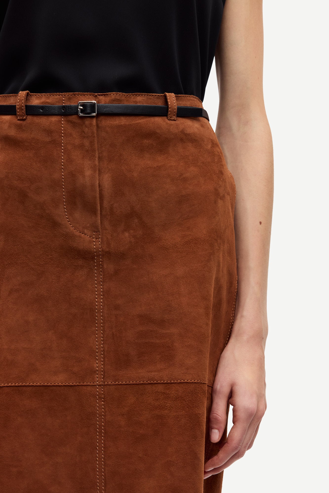 Savana midi skirt in tortoise shell