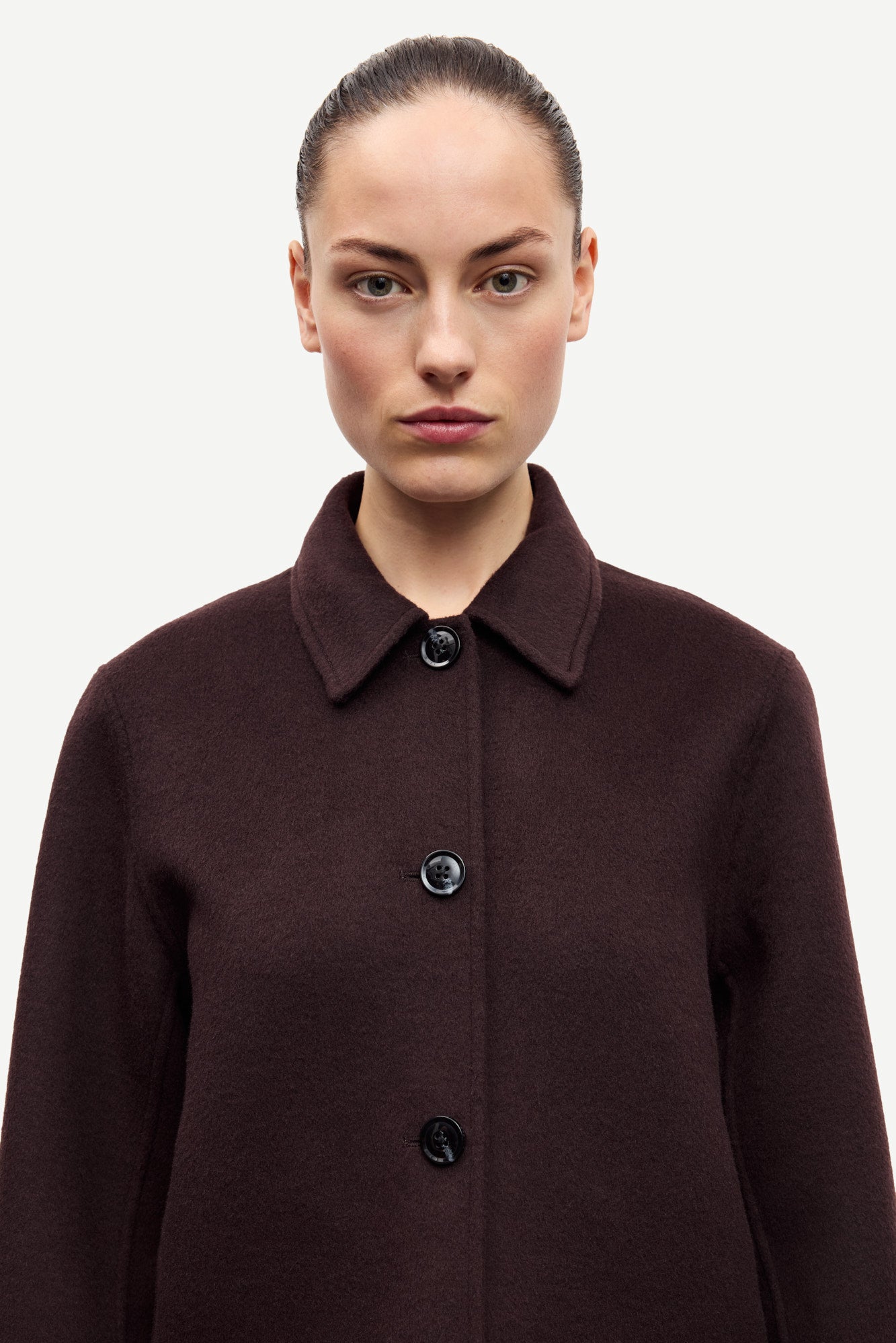 Saholly jacket in black coffe