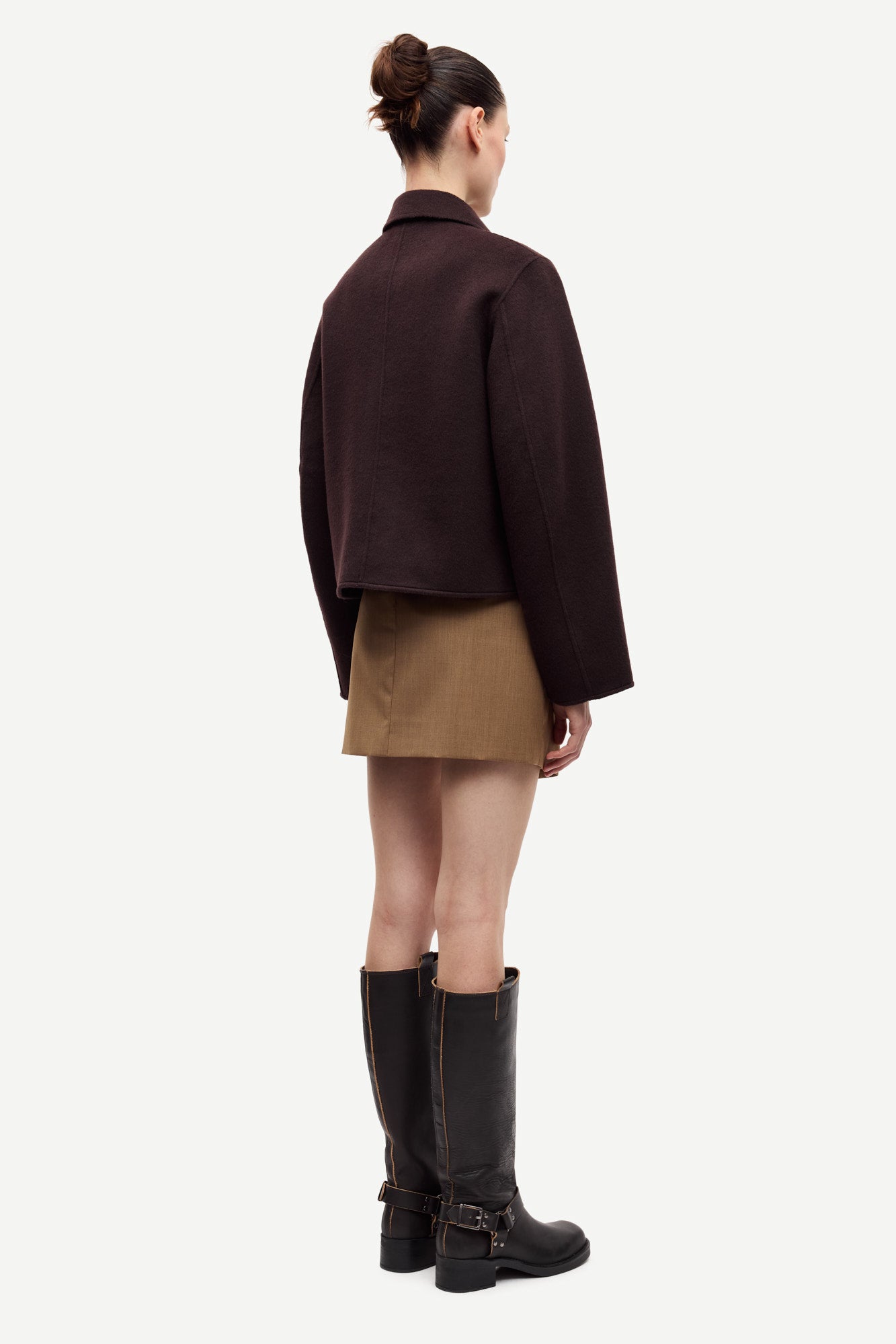Saholly jacket in black coffe