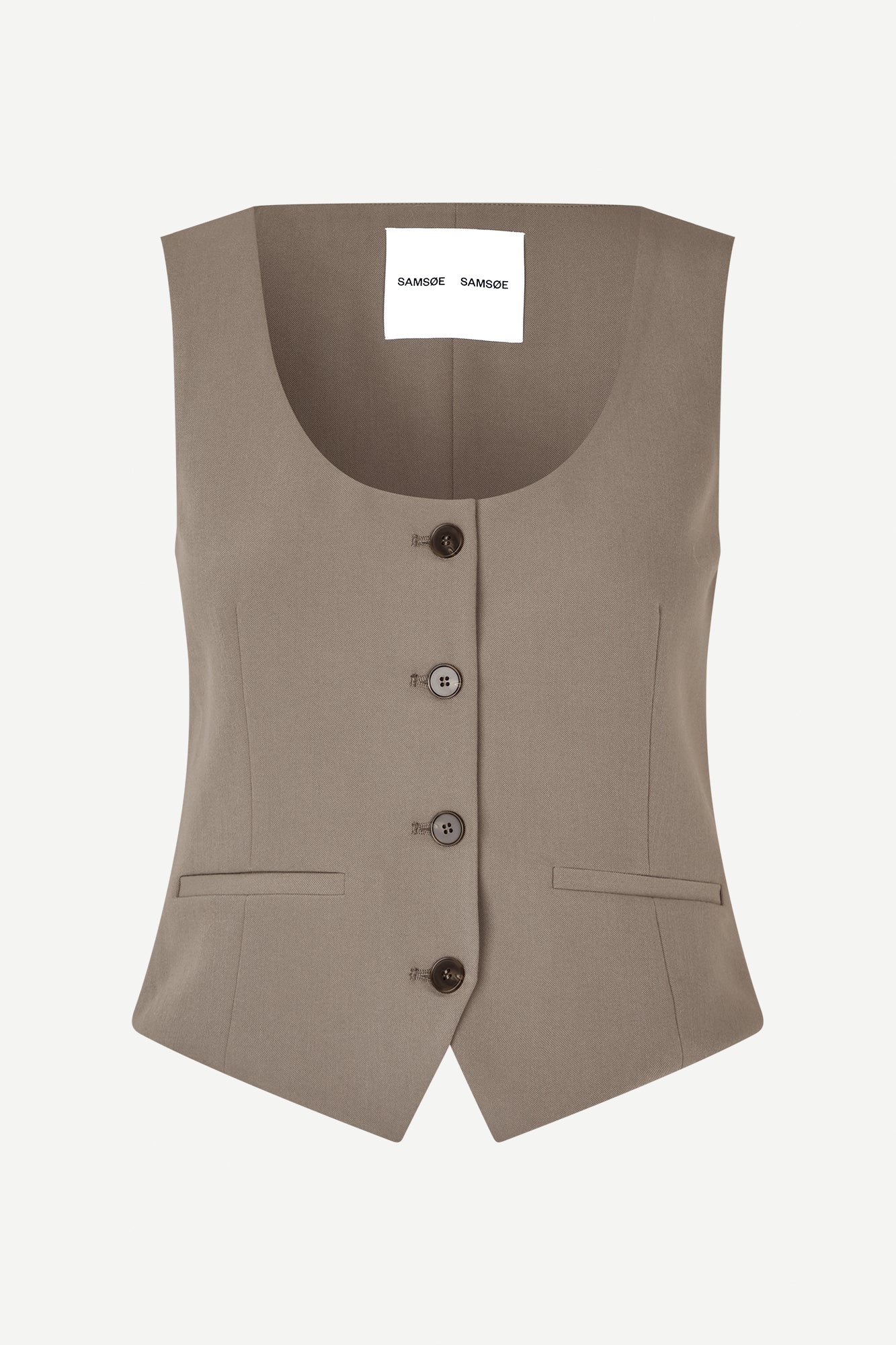 Salaney vest dark aluminium
