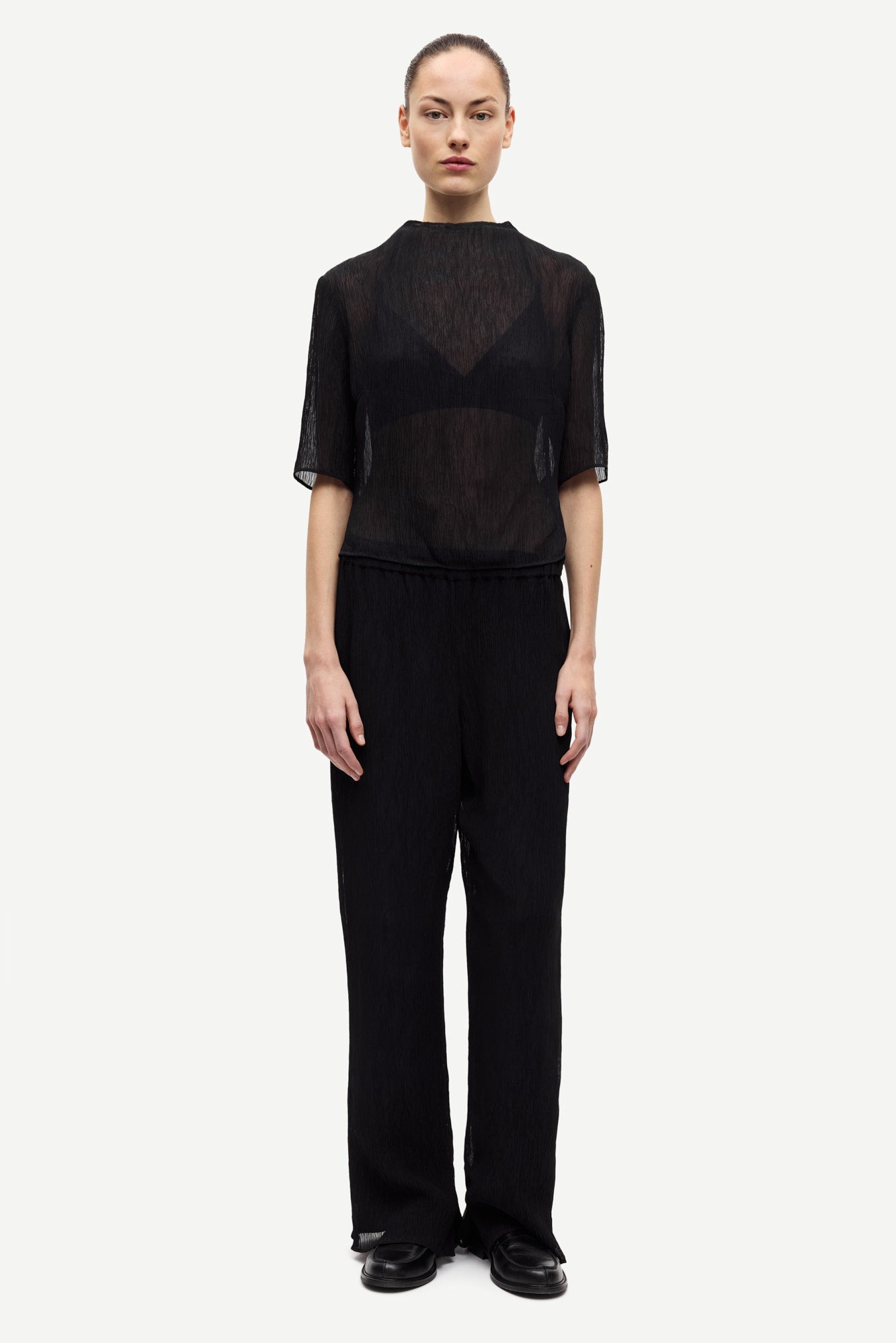 Samiller trousers in black