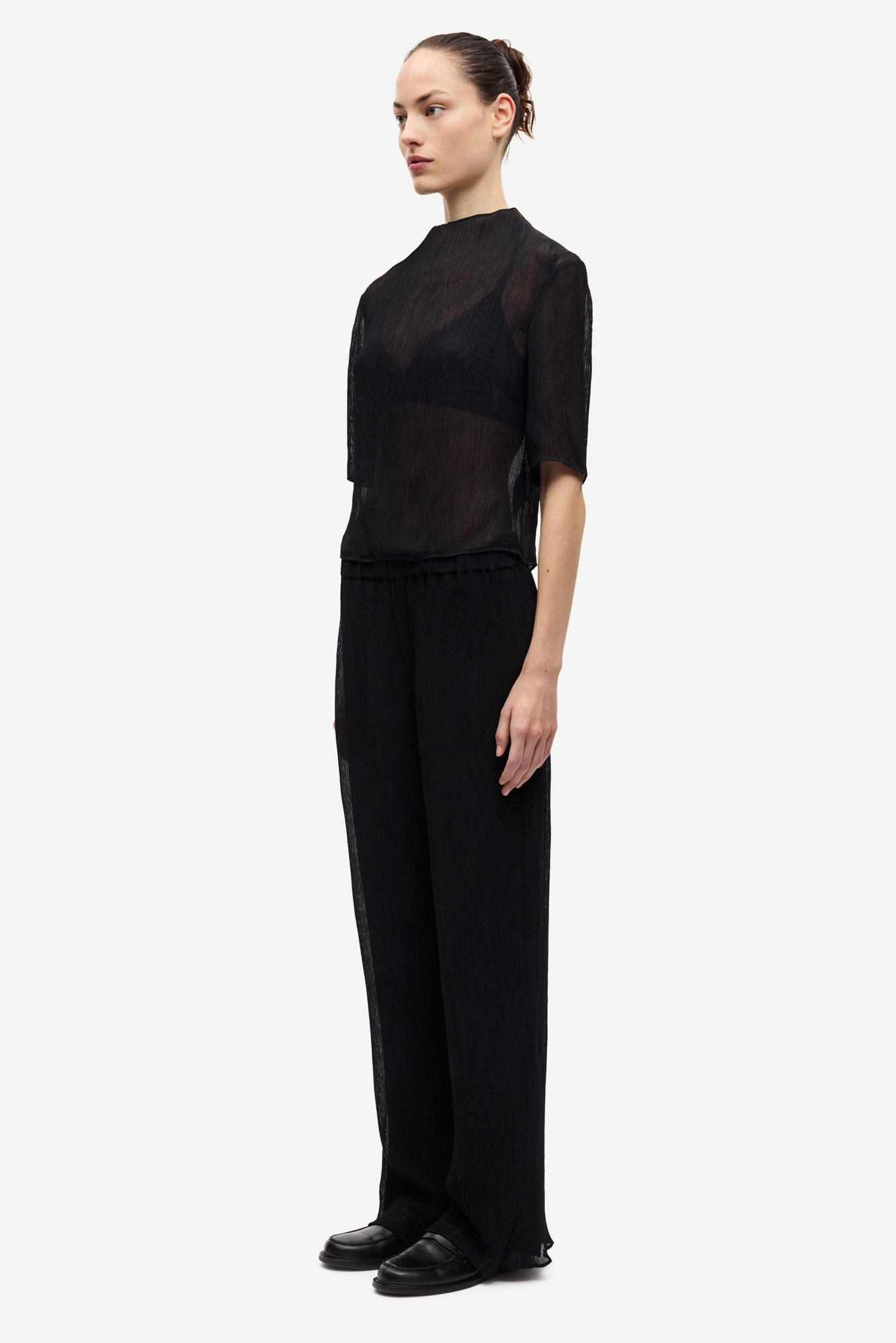 Samiller trousers in black