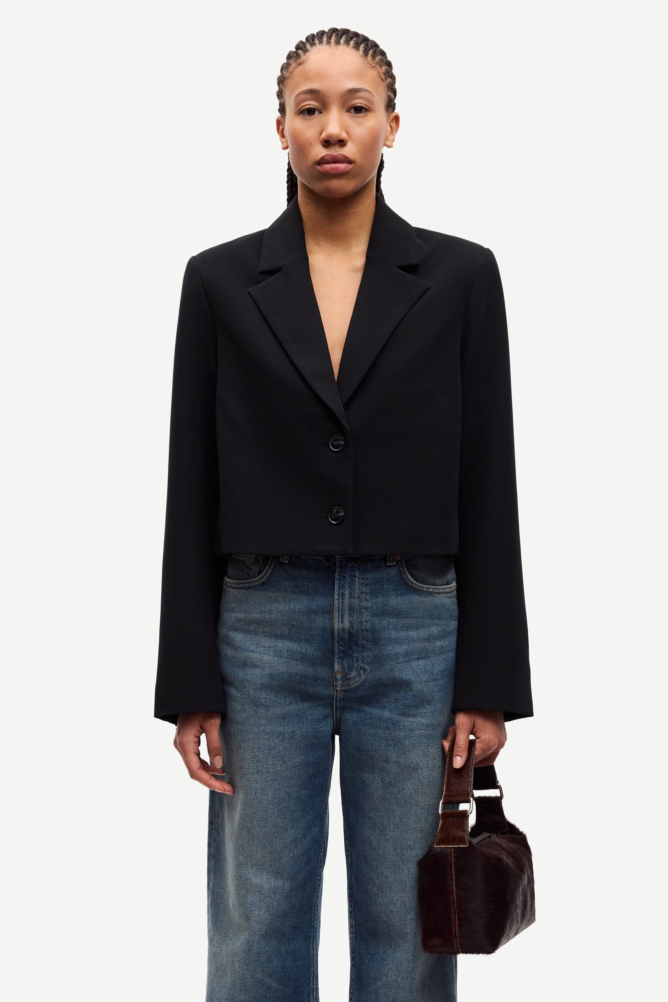 Salaney blazer in black