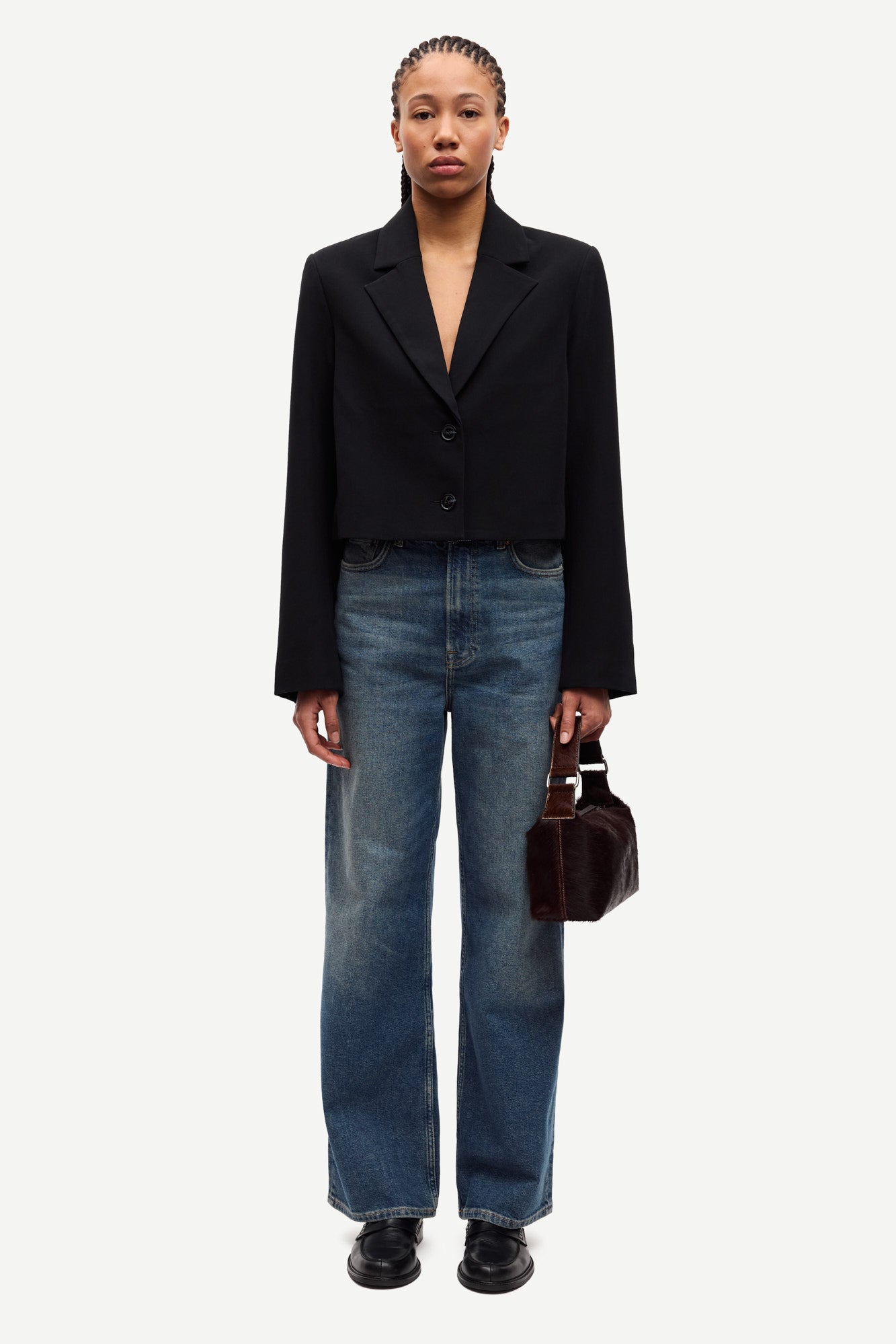 Salaney blazer in black