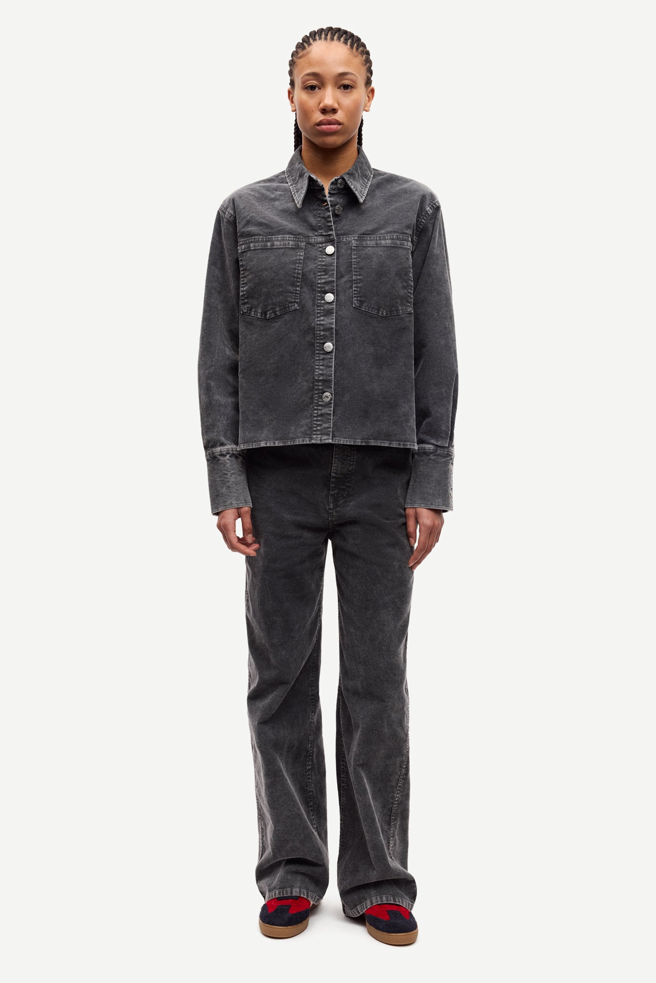 Sashelly trousers in asphalt