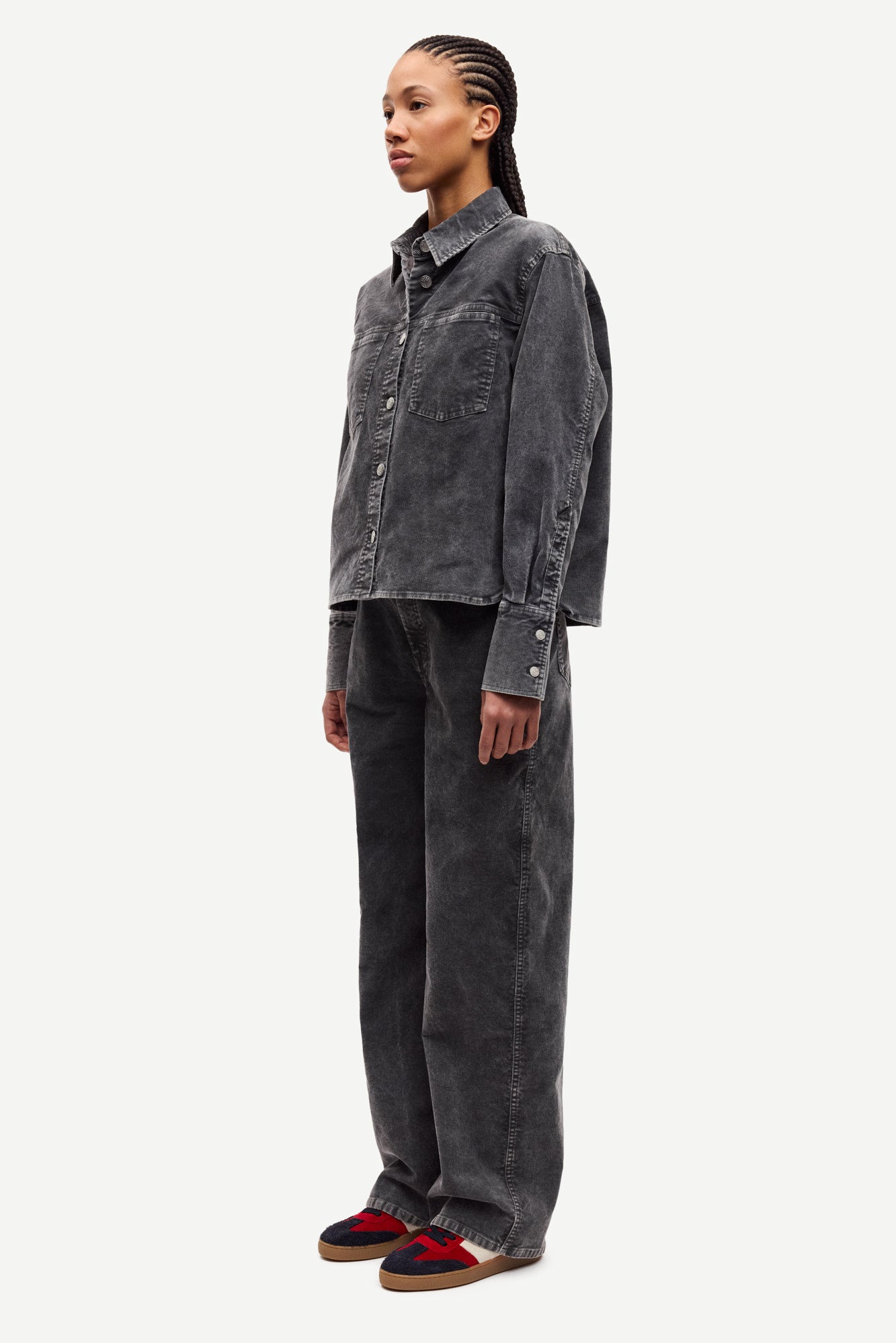 Sashelly trousers in asphalt
