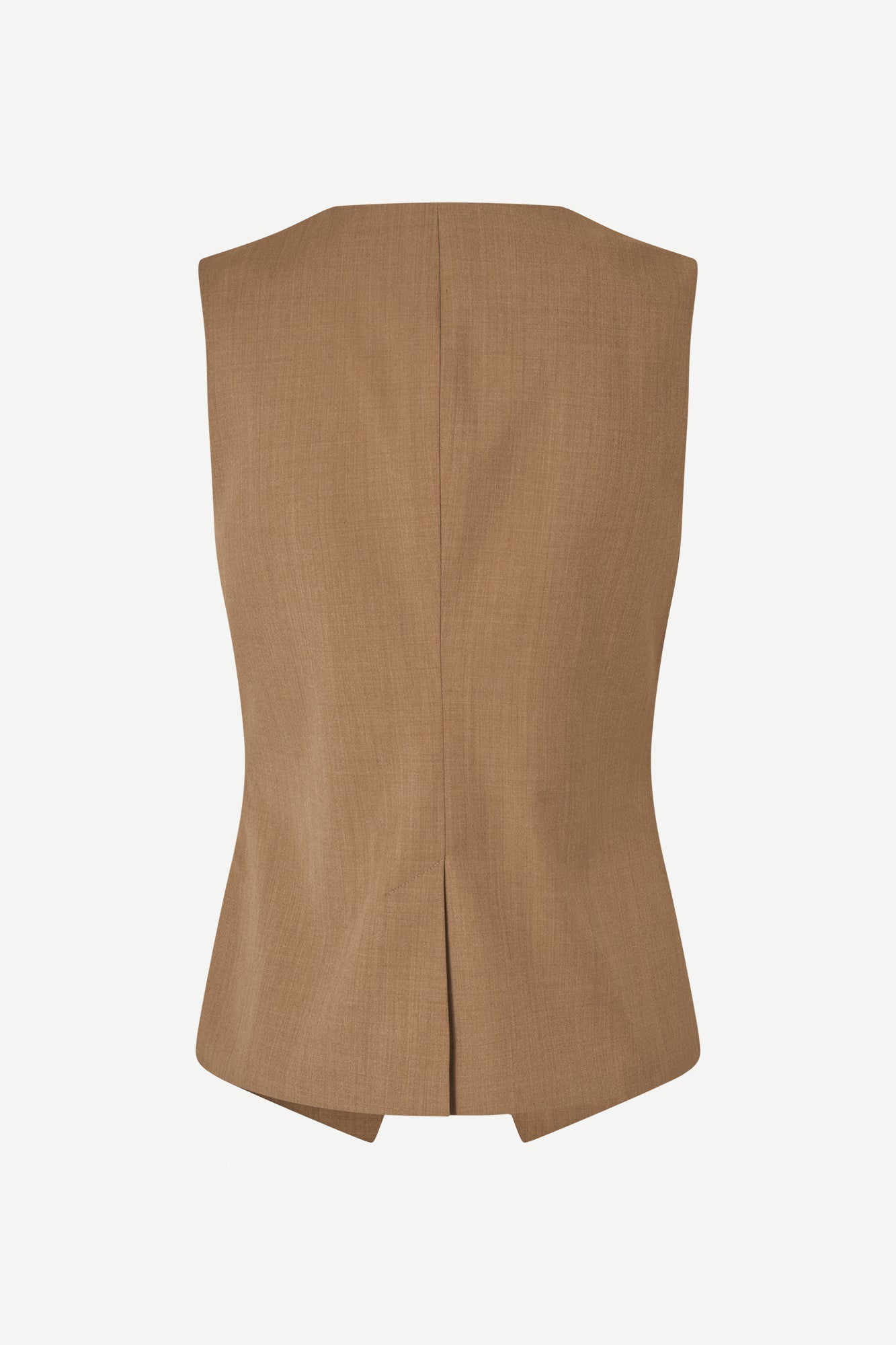 Saruma vest in otter melange