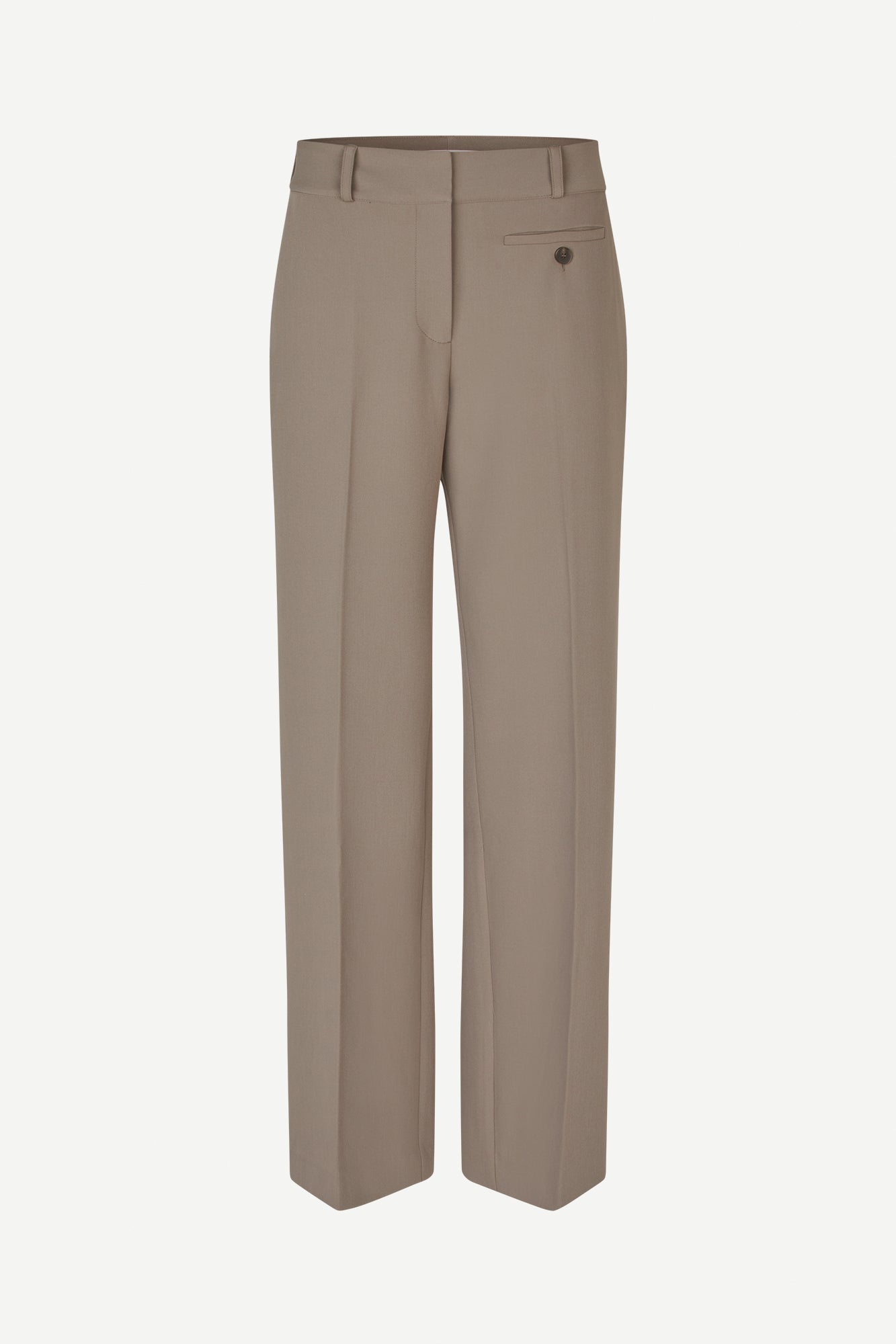 Salaney low waisted trousers in dark aluminium