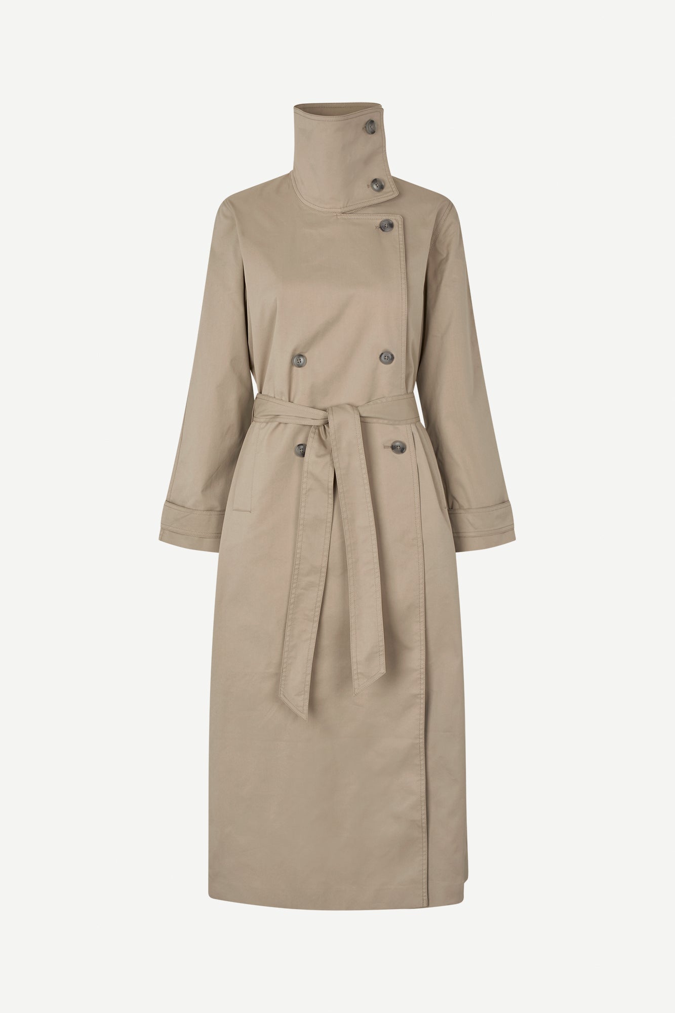 Sahayes coat in aluminium