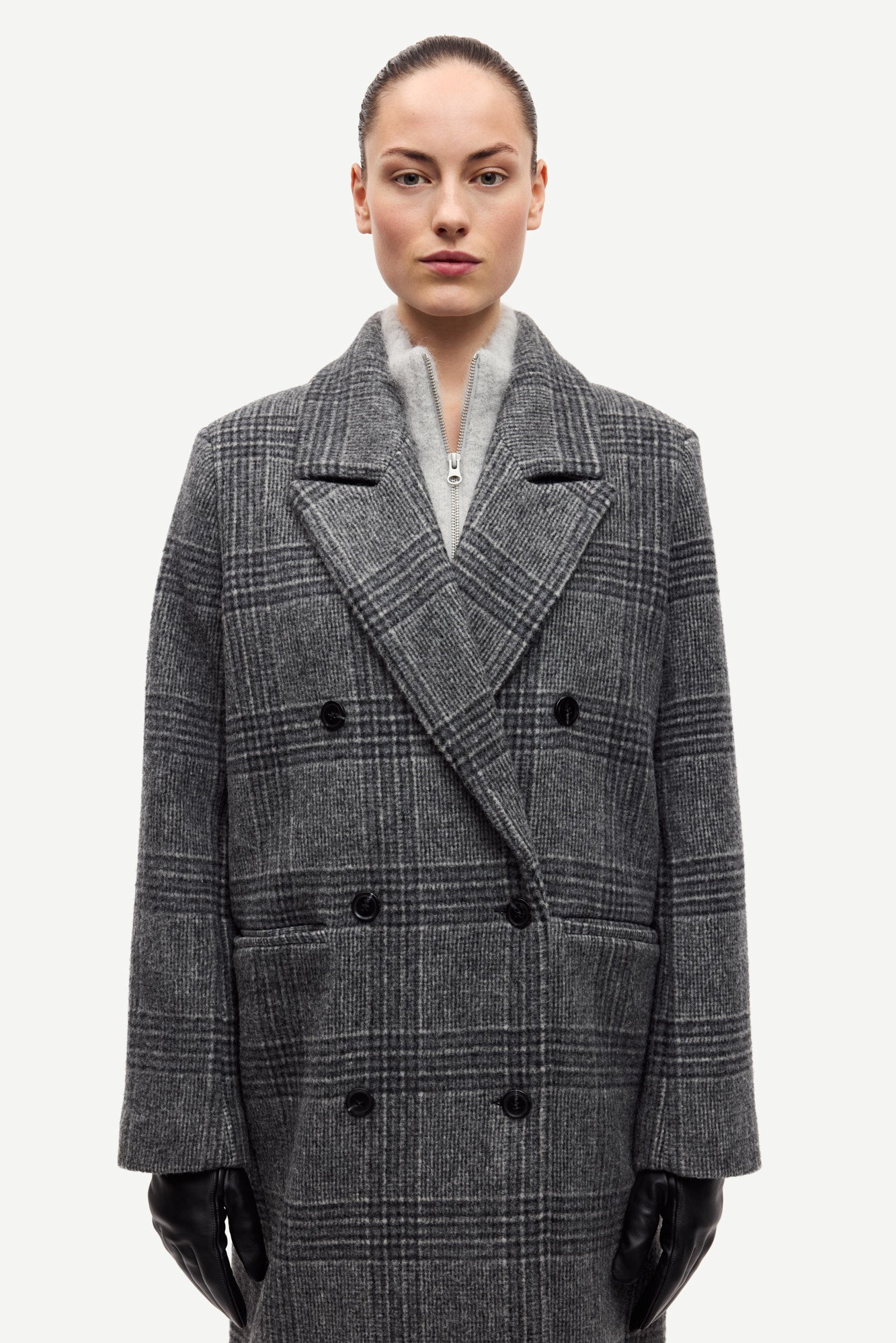 Sajilla coat in grey