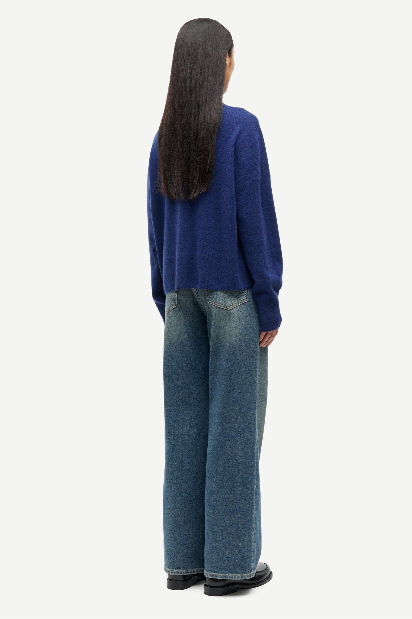Nola turtleneck in medieval blue