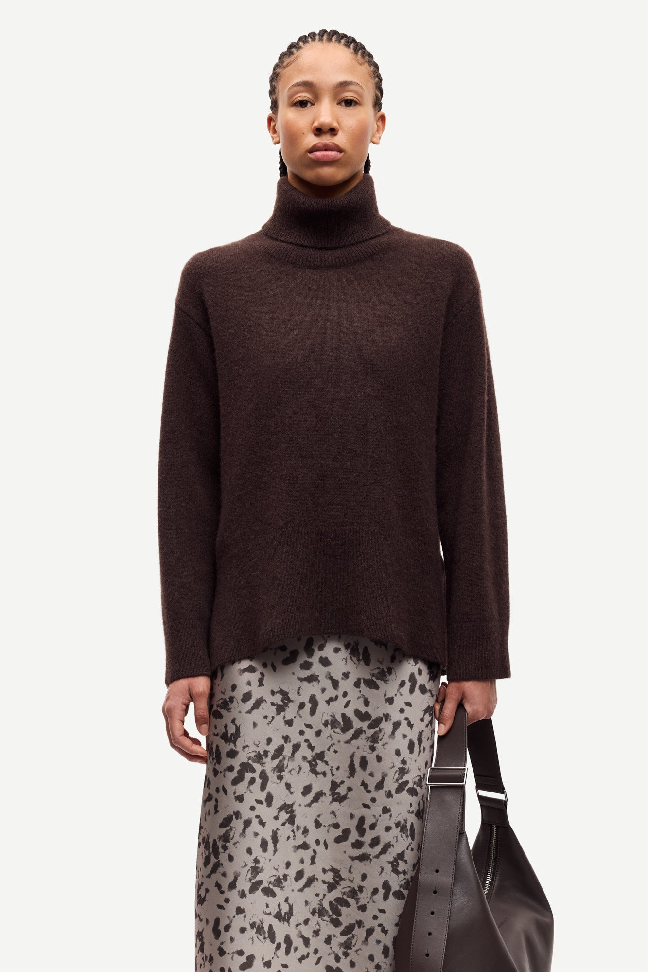 Samartina turtleneck in black coffee