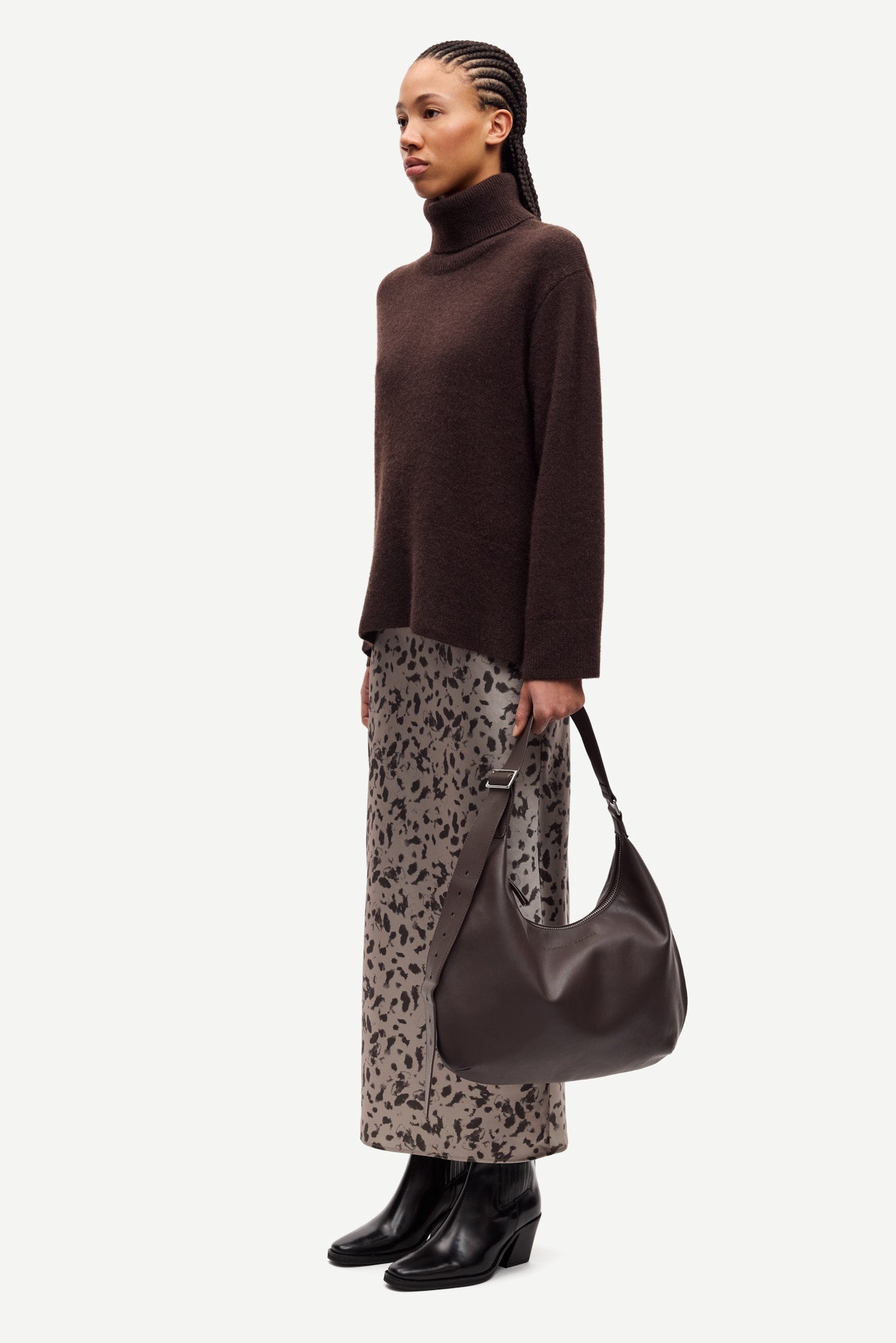 Samartina turtleneck in black coffee