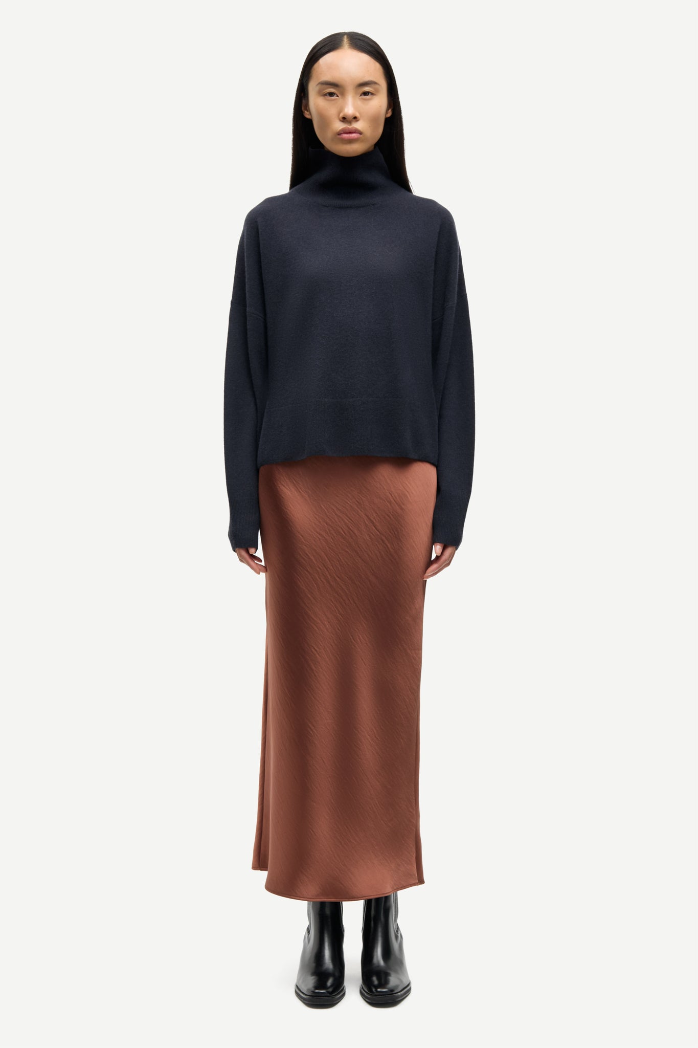 Saagneta long skirt in tortoise shell