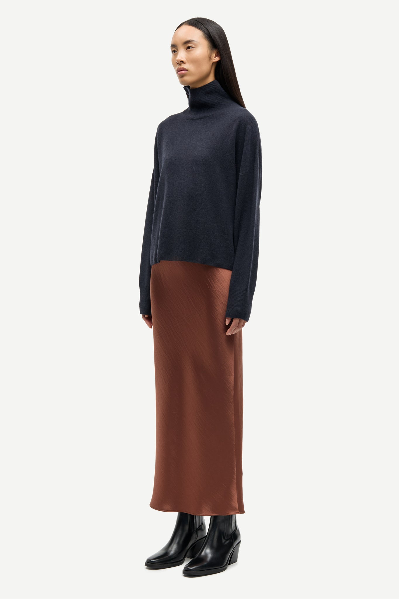 Saagneta long skirt in tortoise shell