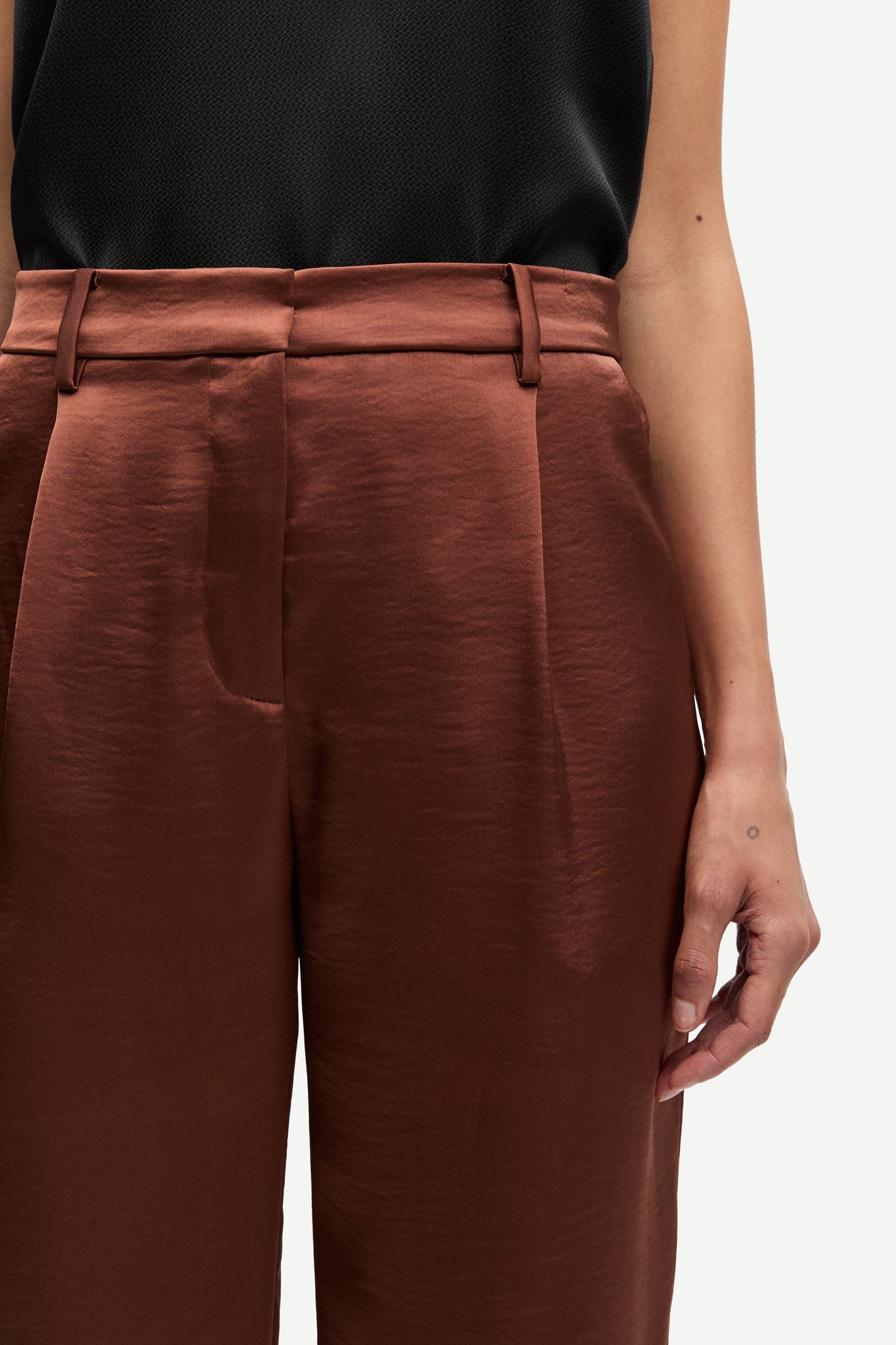 Saagnete trousers in tortoise shell