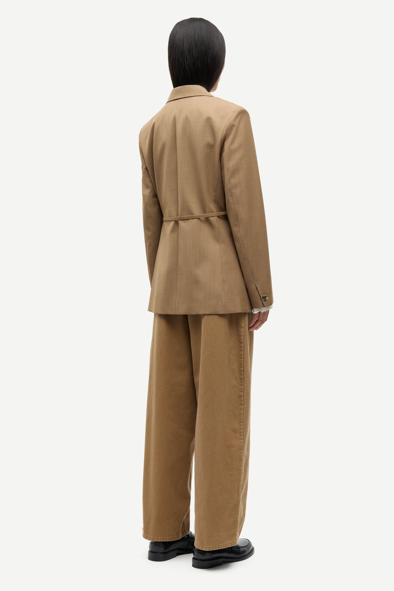 Satove blazer in otter mel