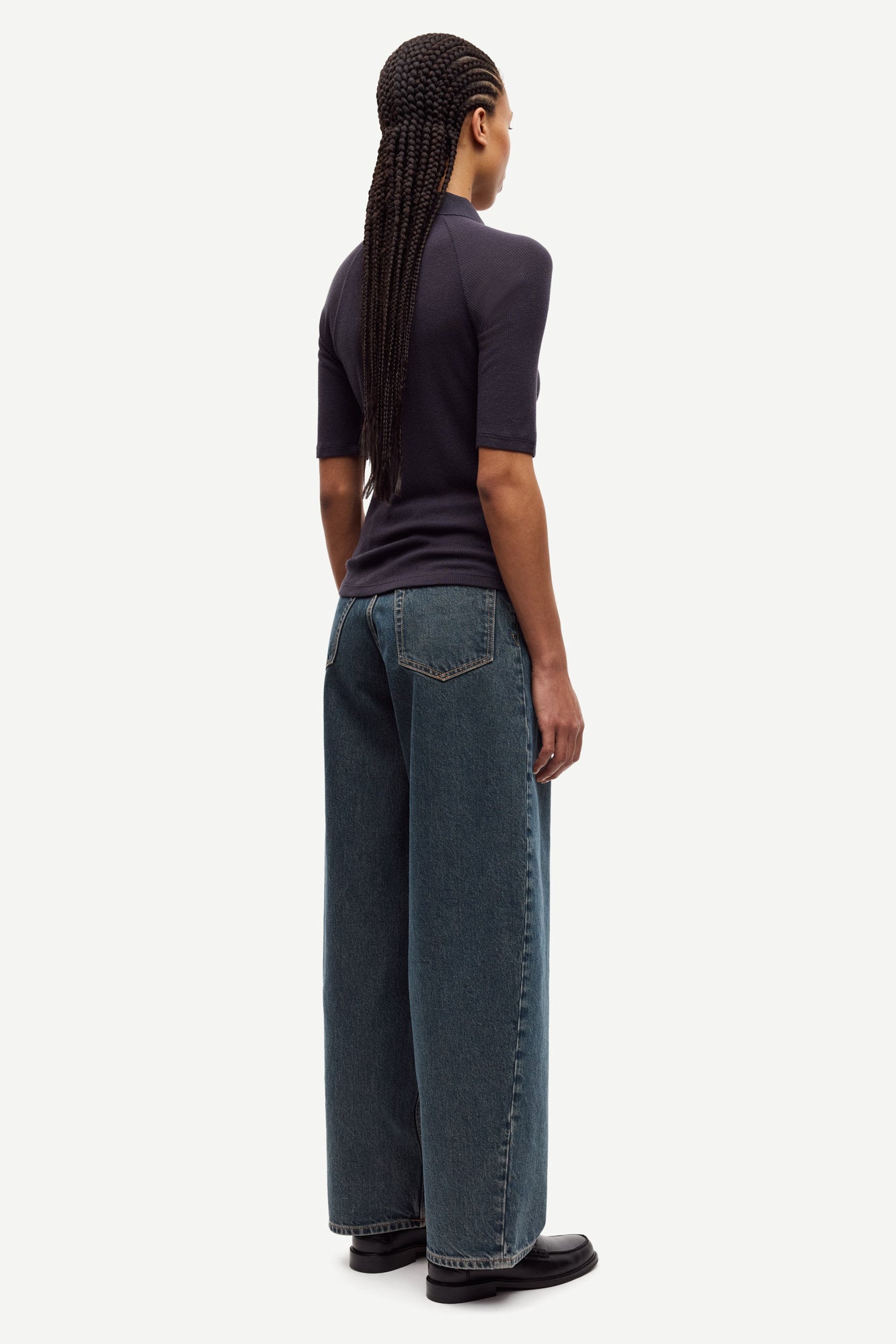 Sasonnet ss polo in charcoal art