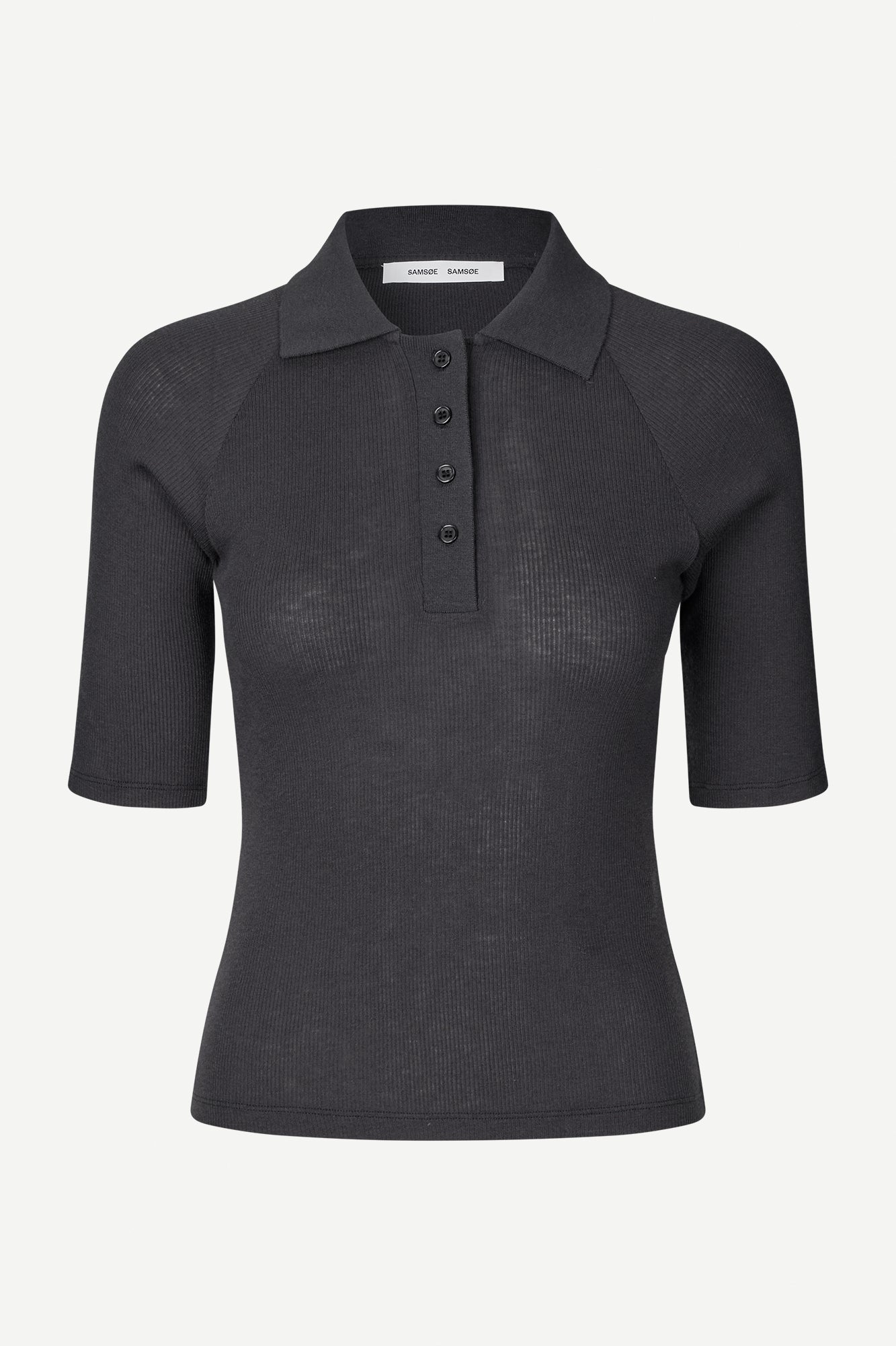 Sasonnet ss polo in charcoal art