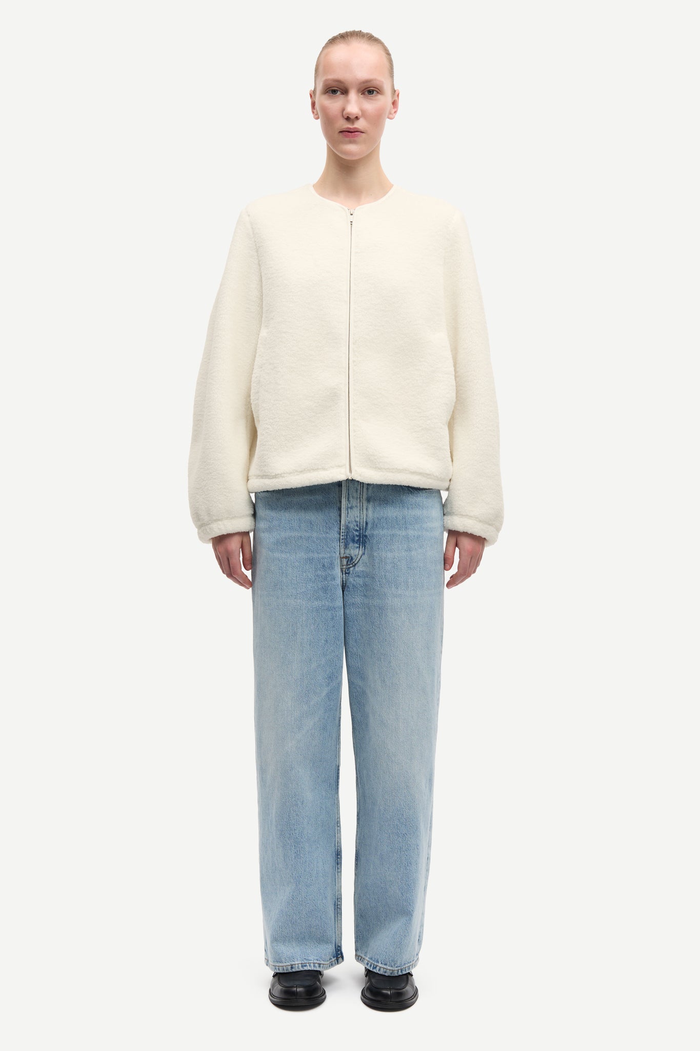 Saautumn jacket in clear cream