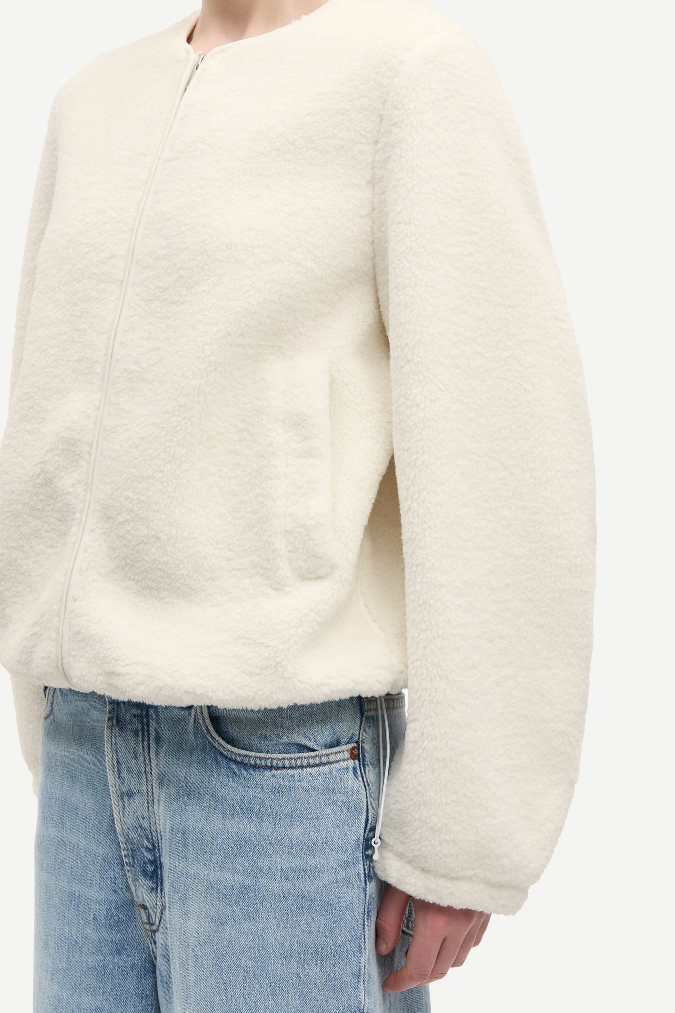 Saautumn jacket in clear cream